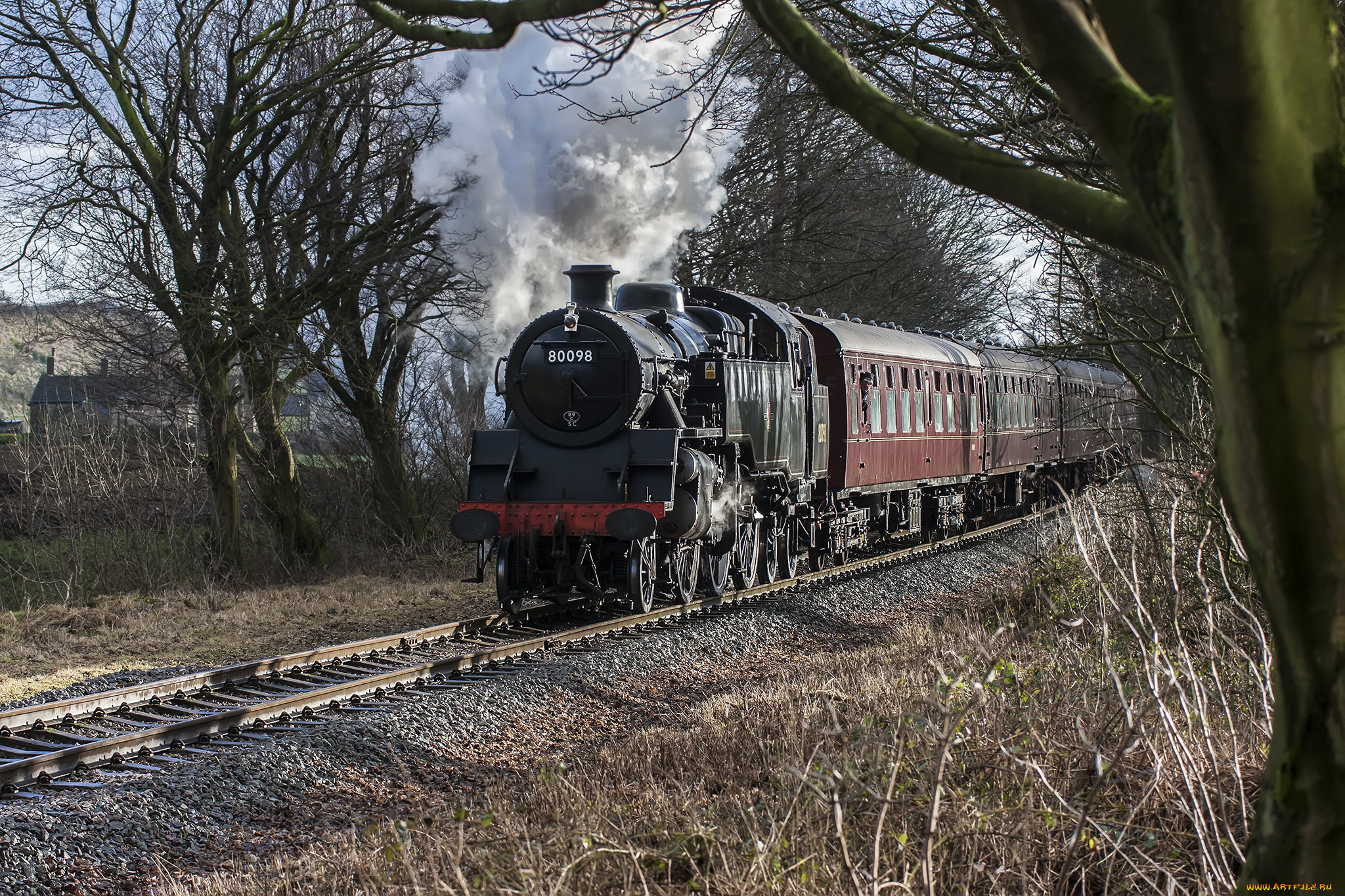 техника, паровозы, паровоз, рельсы, дорога, железная