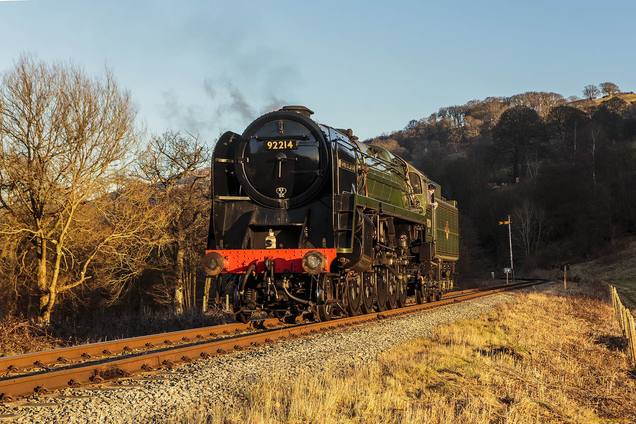 техника, паровозы, железная, дорога, рельсы, паровоз