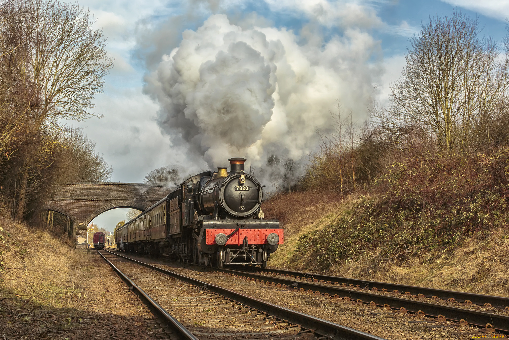 техника, паровозы, паровоз, рельсы, дорога, железная