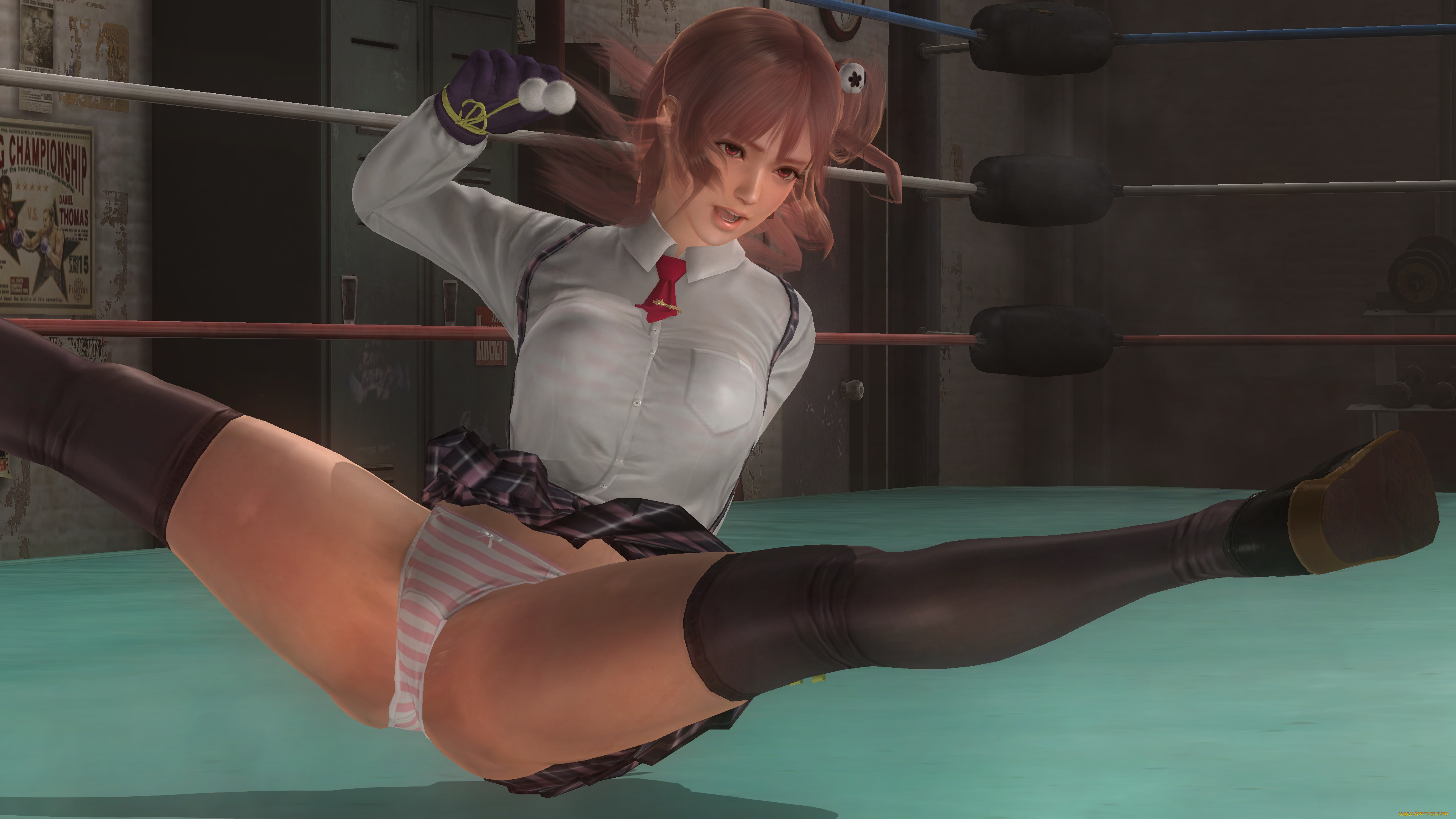 3д, графика, аниме, , anime, девушка, поза, фон, взгляд