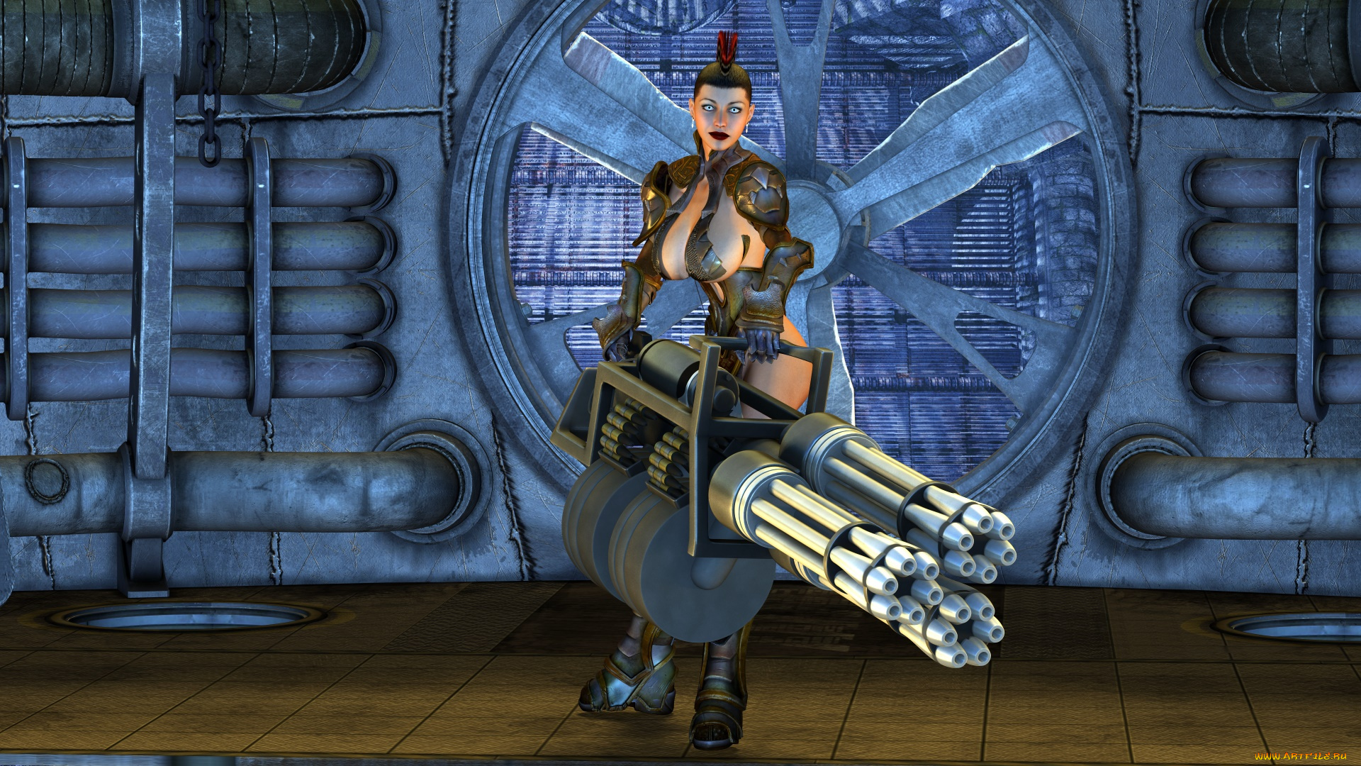 3д, графика, фантазия, , fantasy, девушка, взгляд, фон