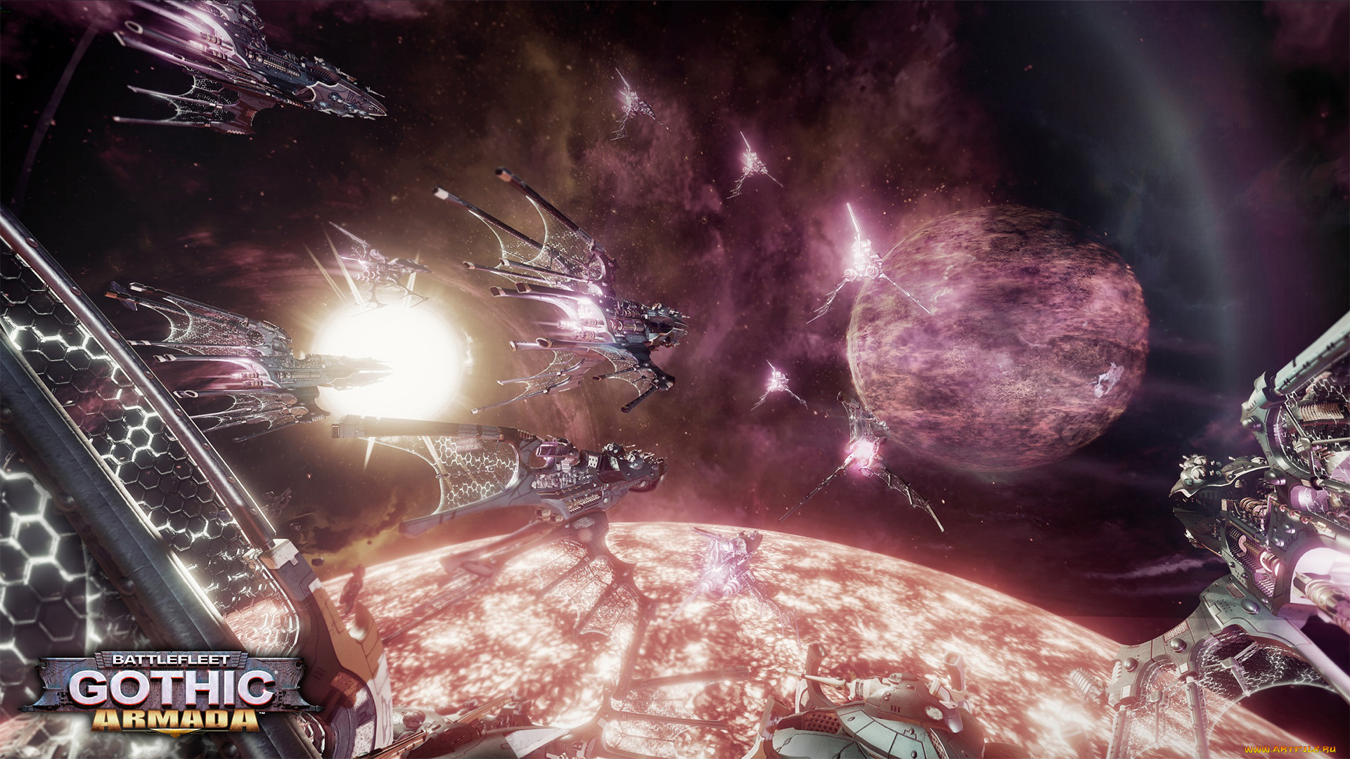 battlefleet, gothic, , armada, видео, игры, armada, battlefleet, gothic, космос, стратегия, action