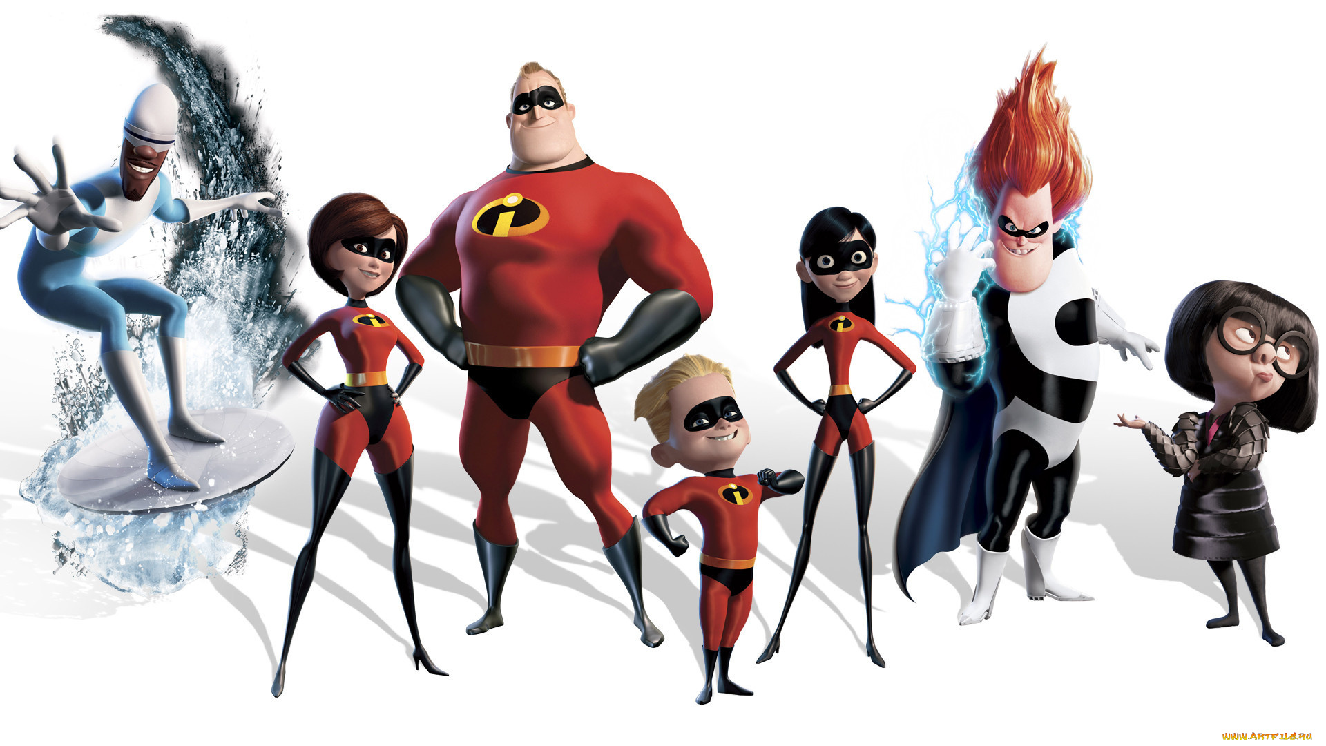 the, incredibles, мультфильмы, персонаж