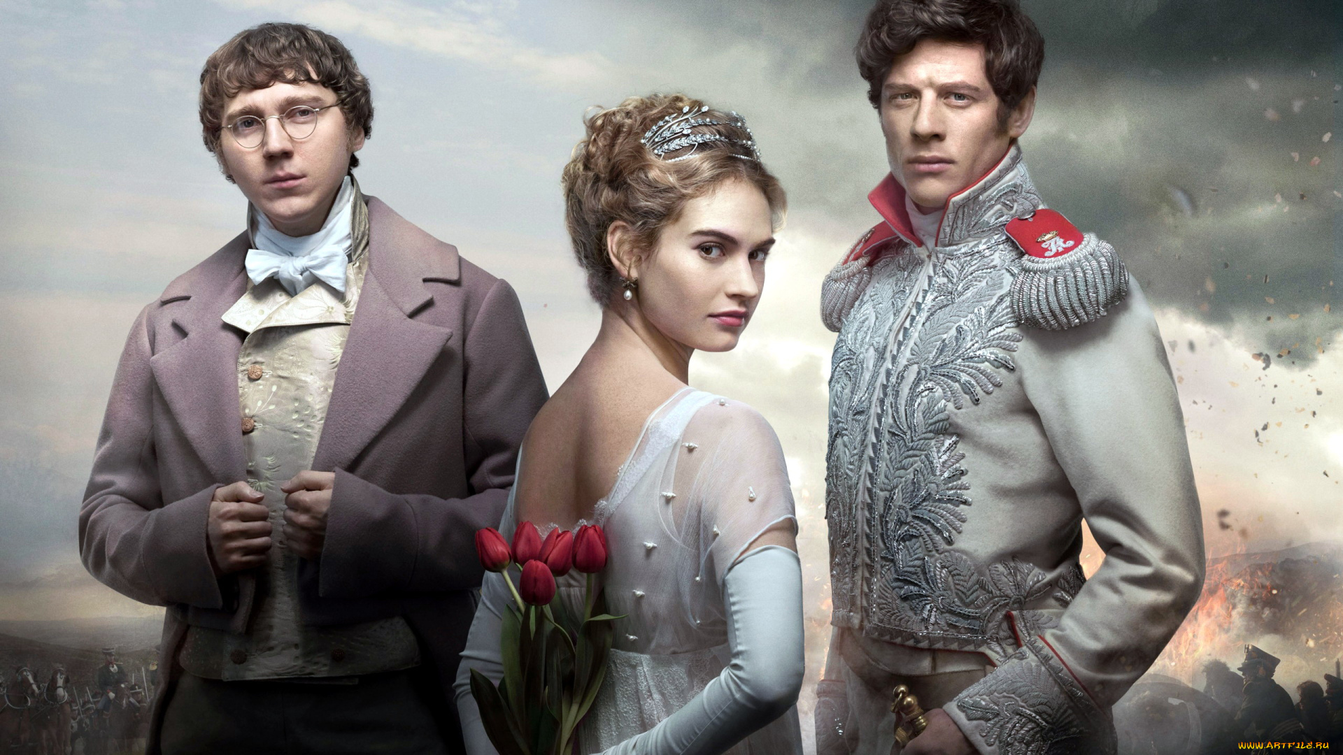 war, and, peace, кино, фильмы, war, &, peace, lily, james, безухов, ростова, болконский