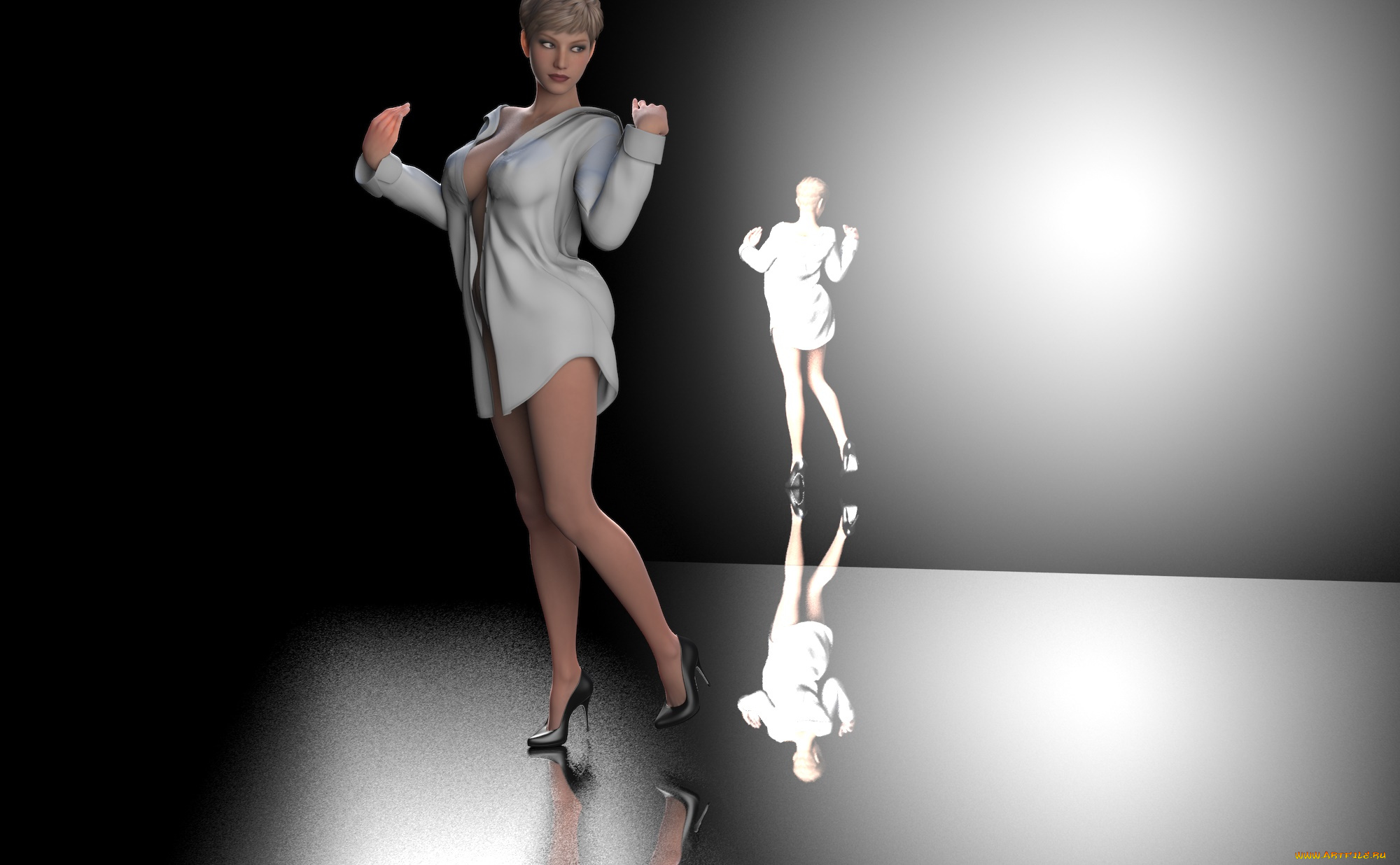 3д, графика, люди, , people, фон, взгляд, девушка