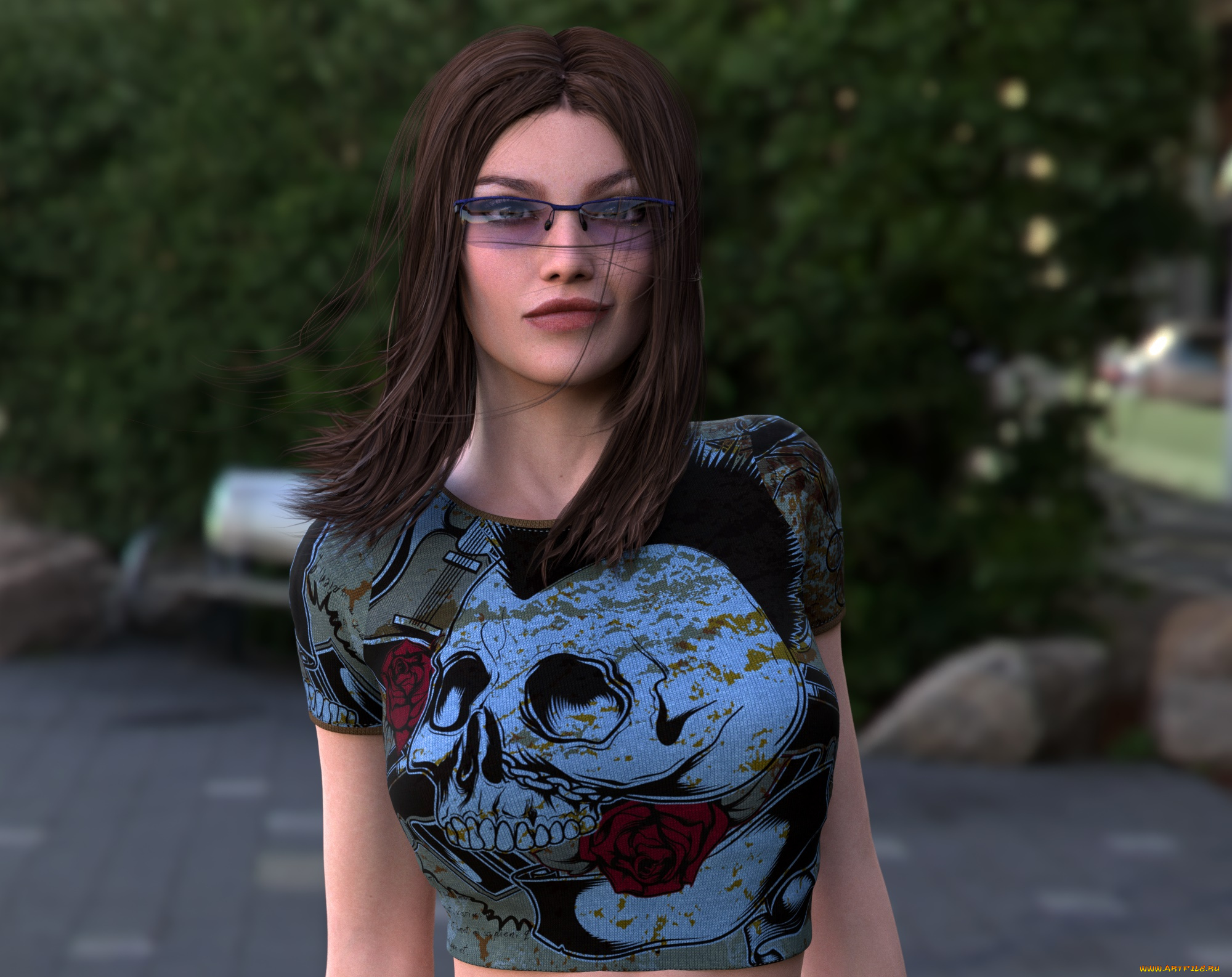 3д, графика, люди, , people, взгляд, девушка, фон