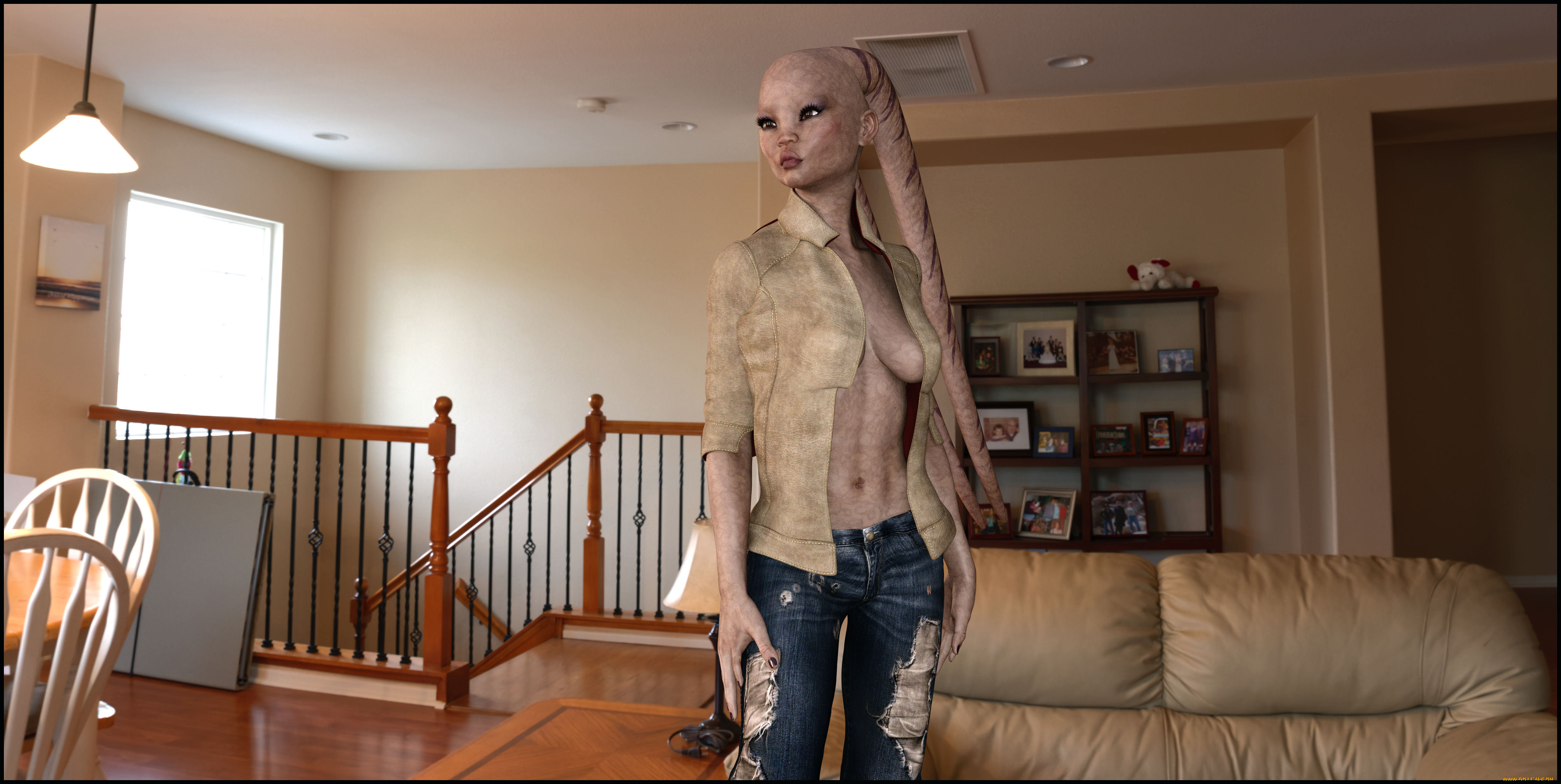 3д, графика, существа, , creatures, халк, взгляд, фон