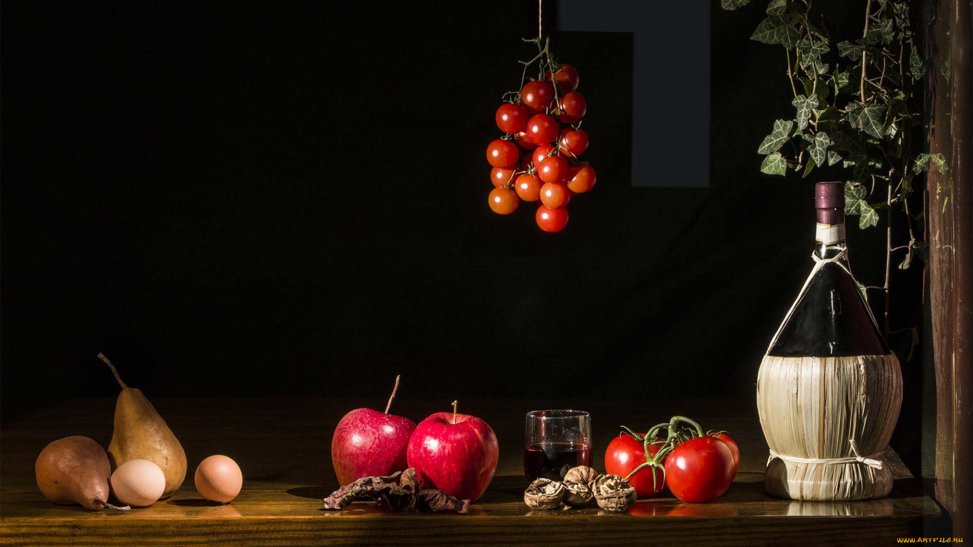 еда, натюрморт, снедь, томаты, помидоры