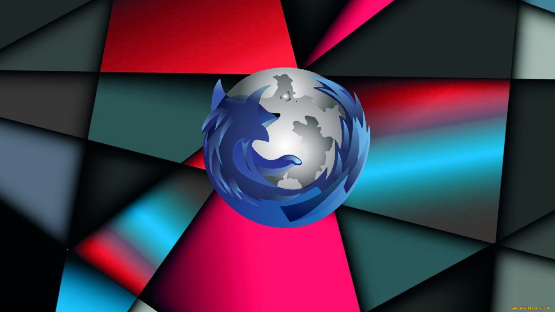 компьютеры, mozilla, firefox, логотип, фон