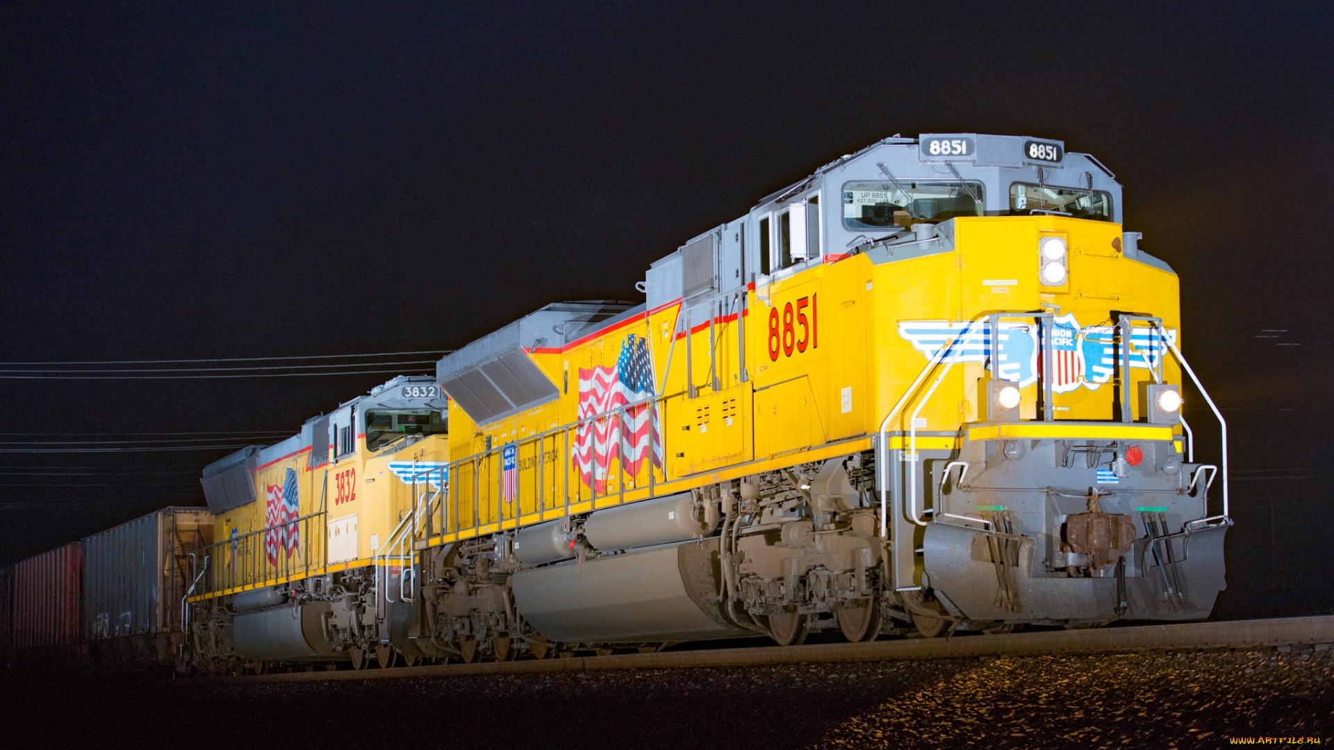 техника, поезда, локомотив, состав