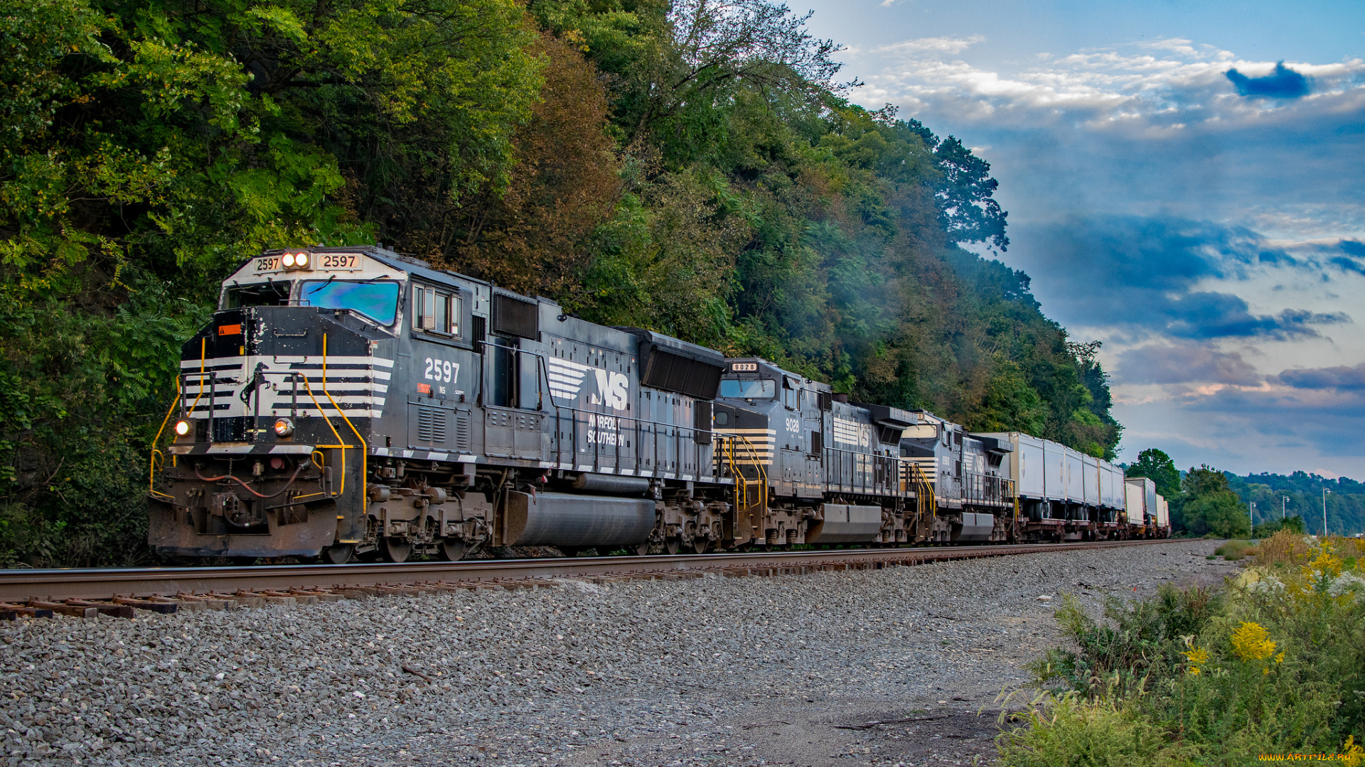 техника, поезда, состав, локомотив