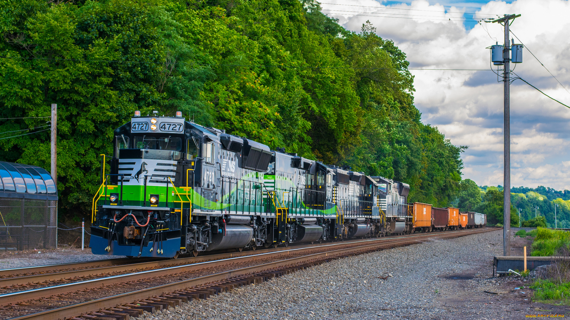 техника, поезда, состав, локомотив