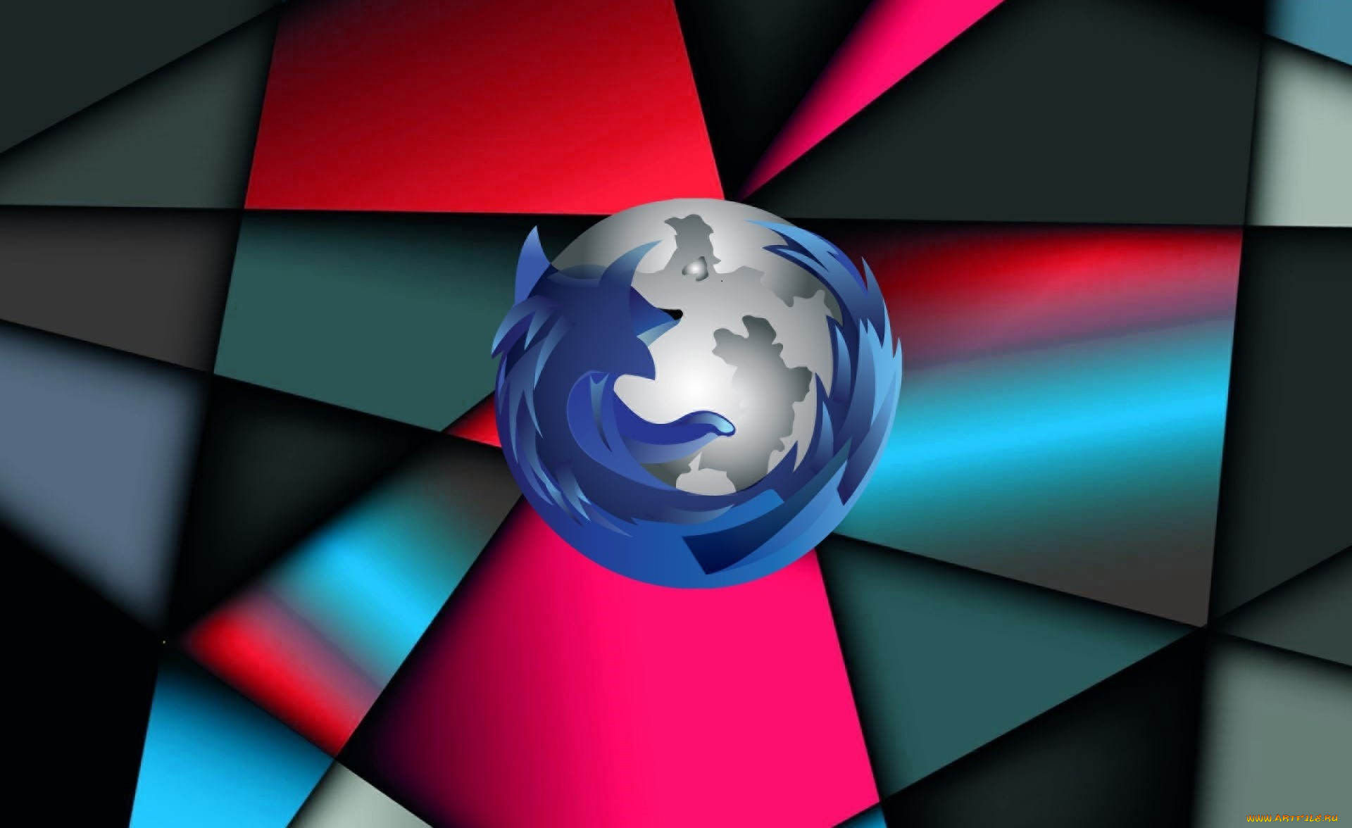 компьютеры, mozilla, firefox, логотип, фон