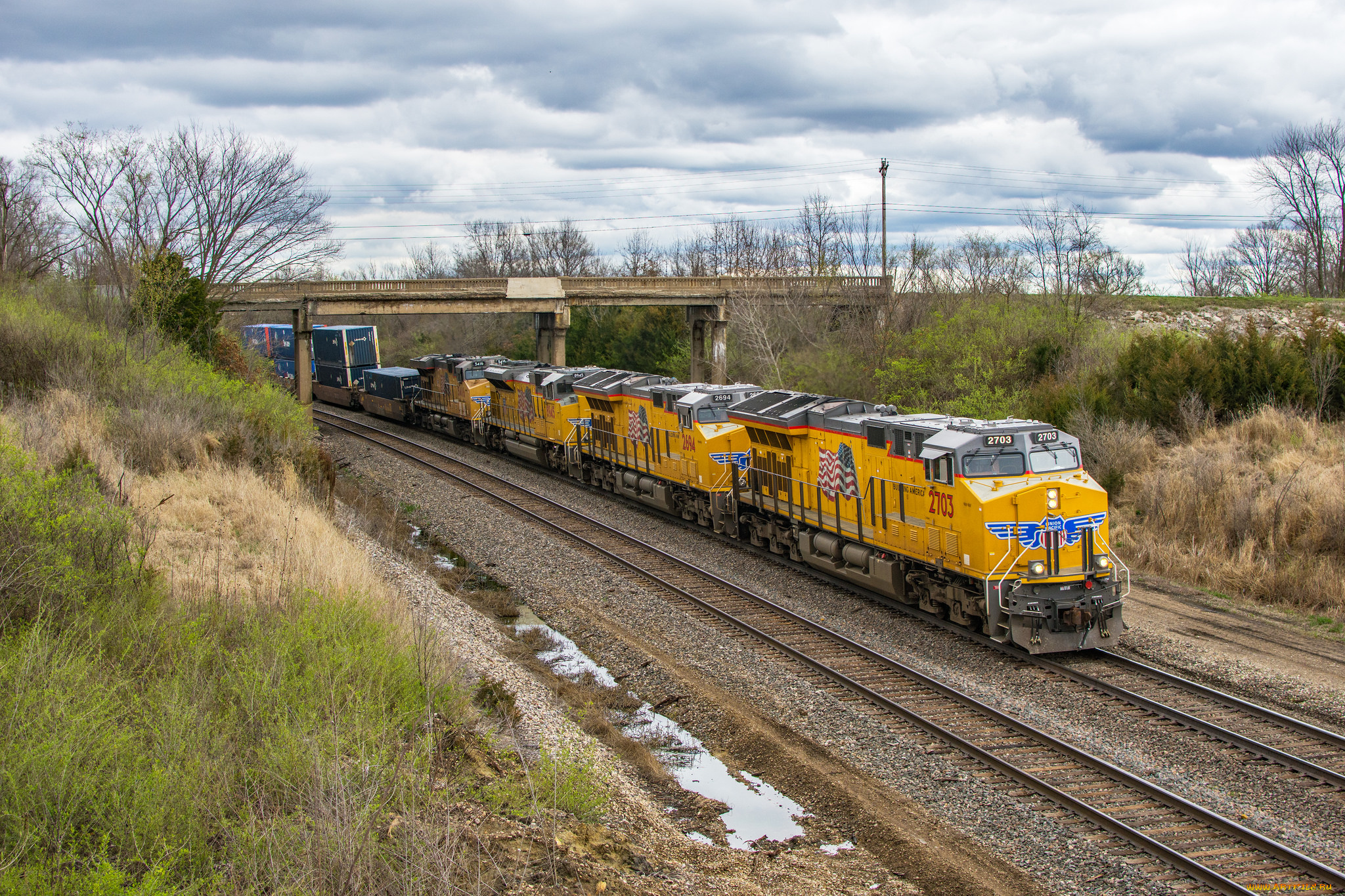 техника, поезда, локомотив, состав