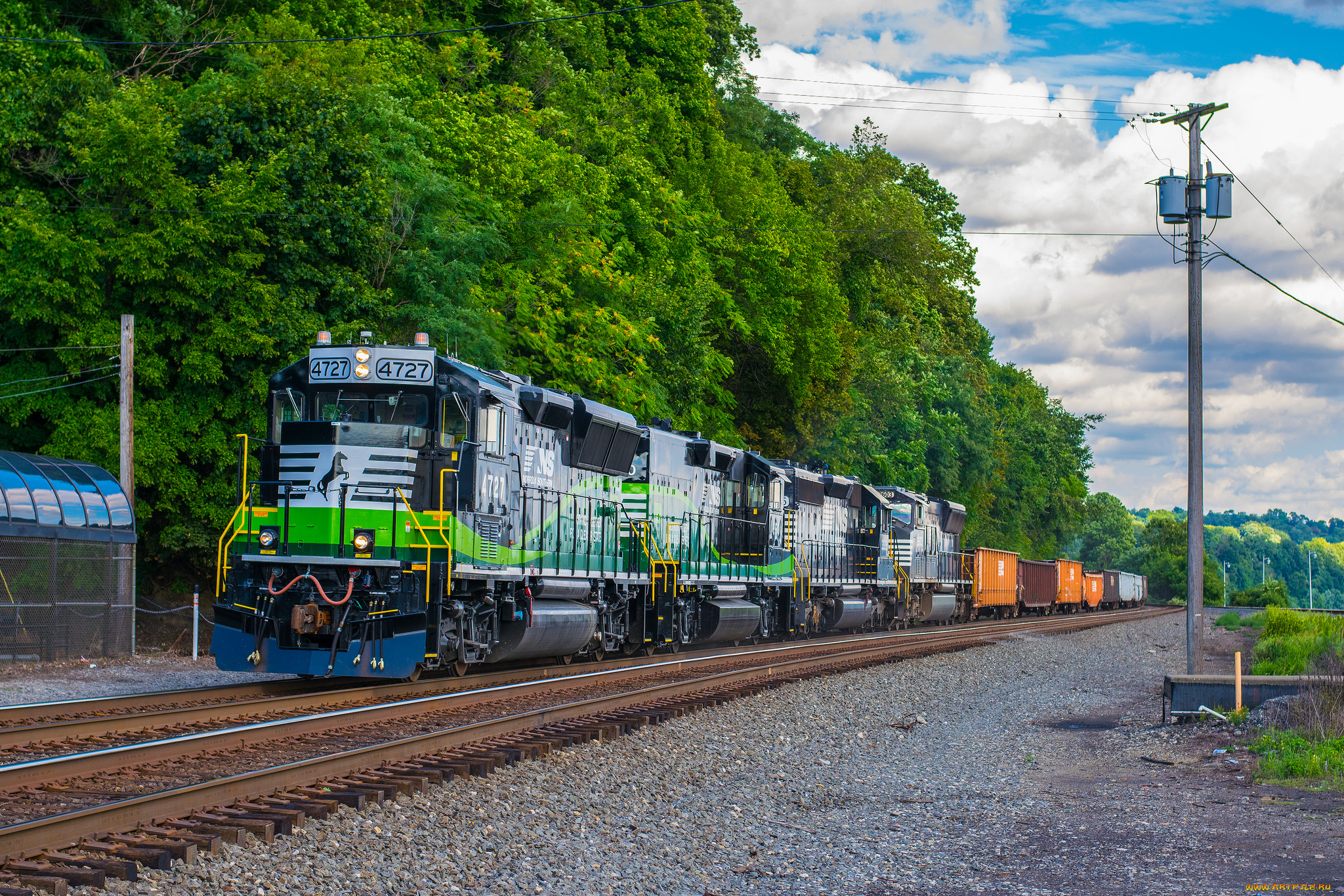 техника, поезда, состав, локомотив