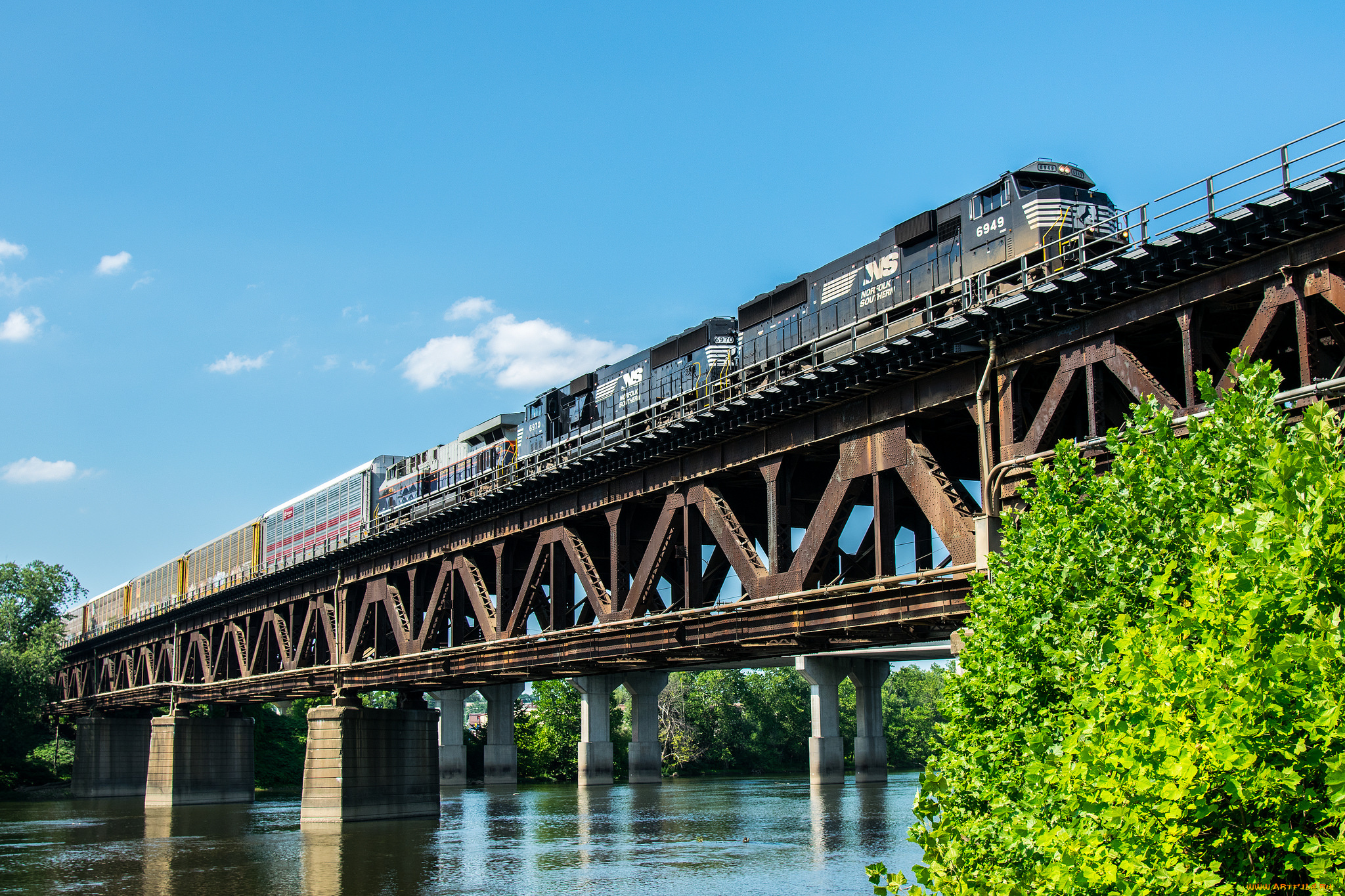 техника, поезда, состав, локомотив