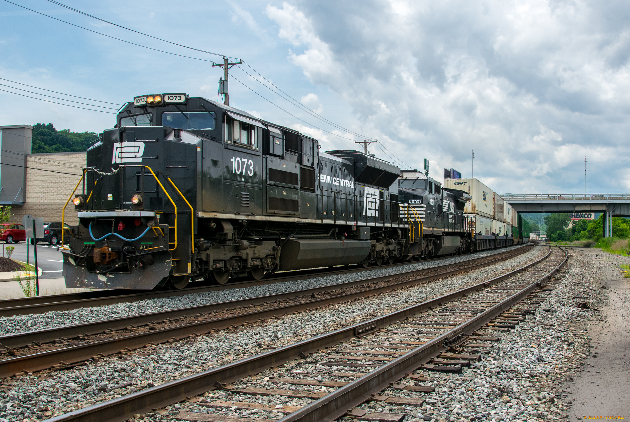 техника, поезда, локомотив, состав