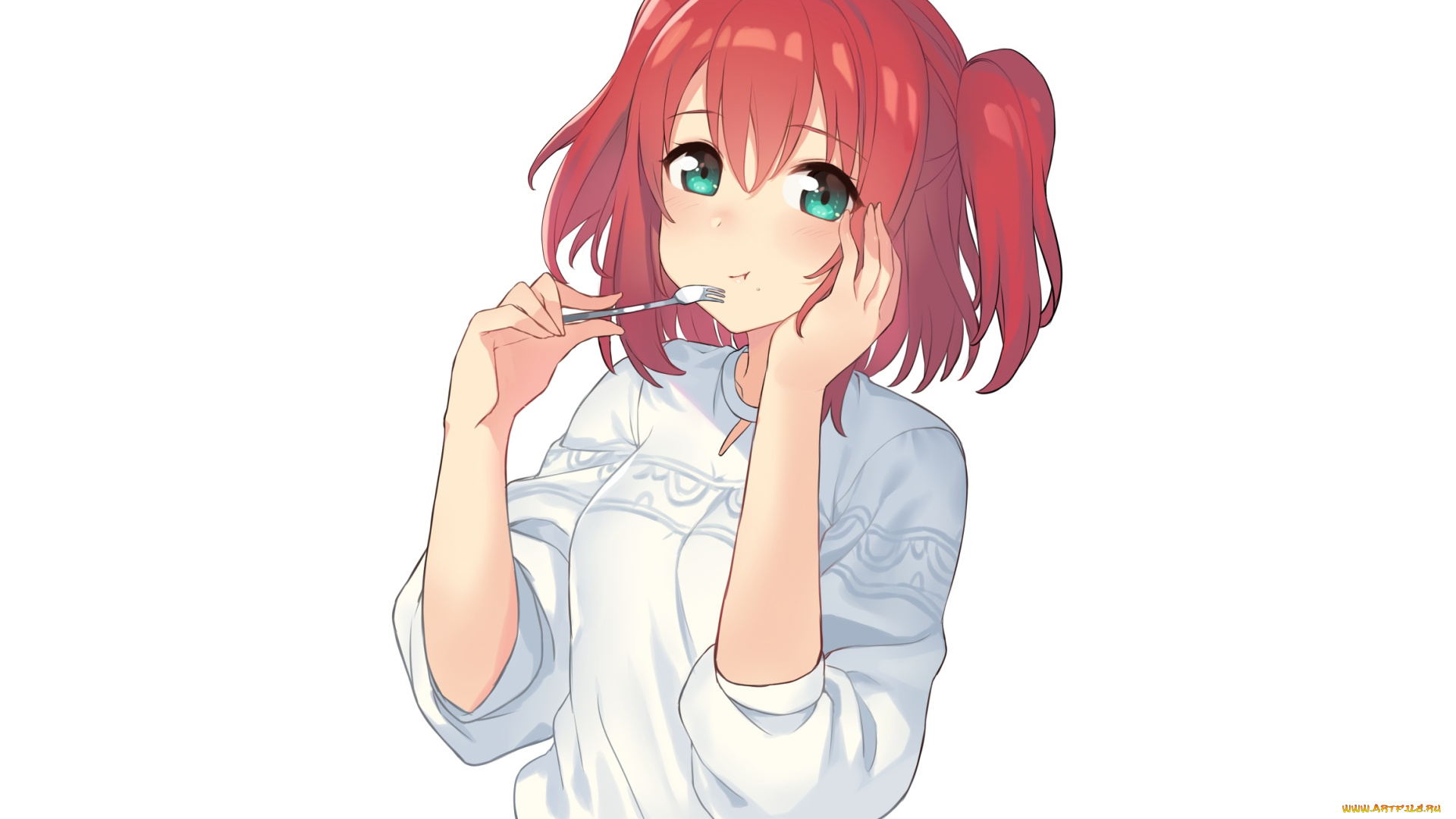 аниме, love, live, , school, idol, project, девушка, фон, взгляд