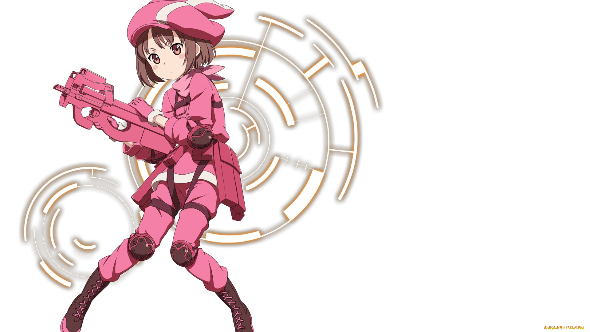 аниме, sword, art, online, фон, взгляд, девушка