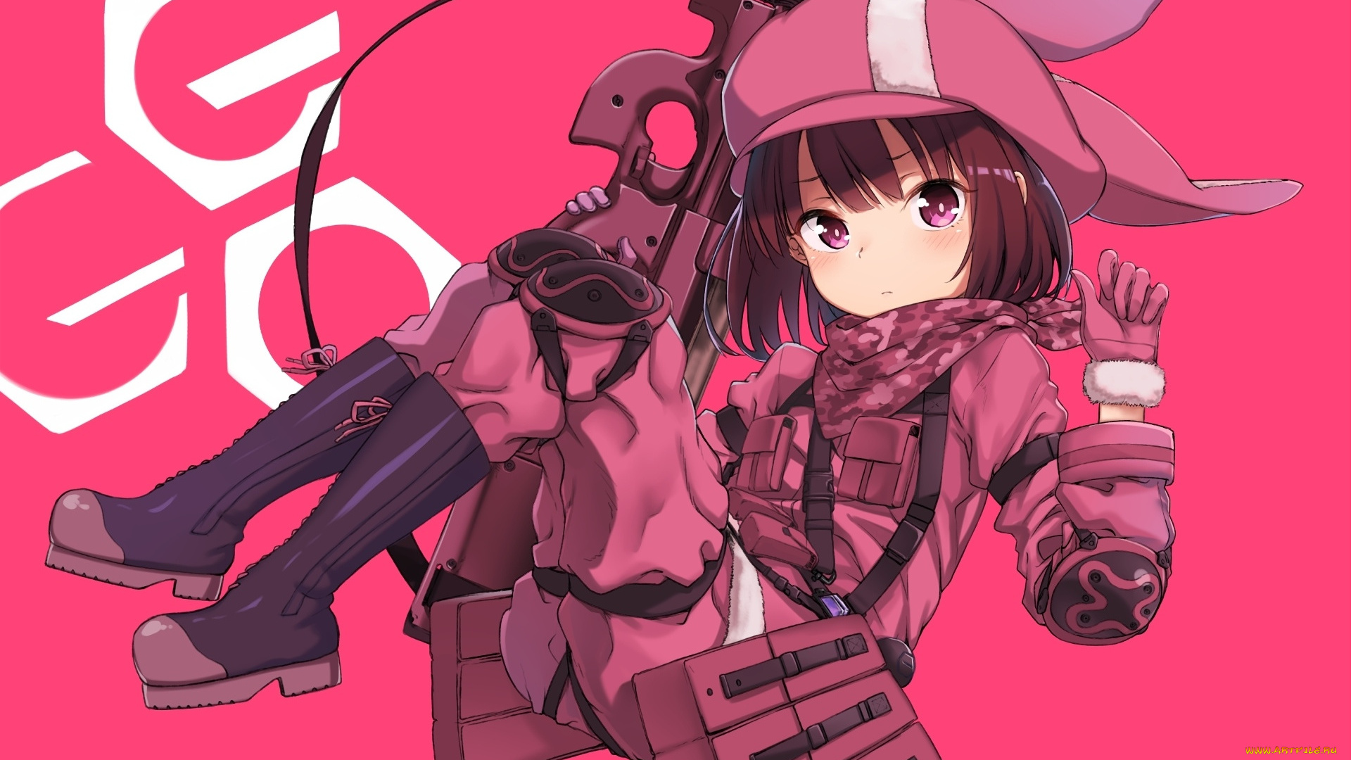 аниме, sword, art, online, фон, взгляд, девушка