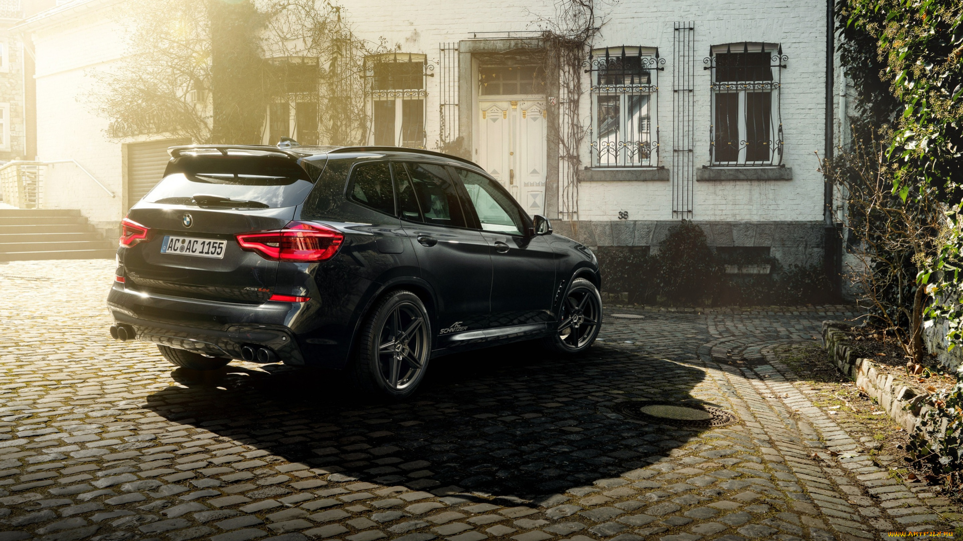 bmw, x3, , ac, schnitzer, 2018, автомобили, bmw, вид, сзади, ac, schnitzer, черный, тюнинг, x3