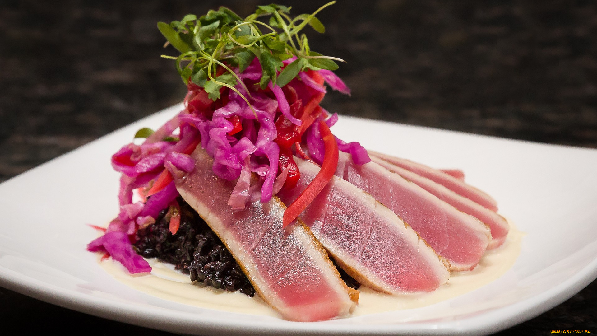 еда, рыбные, блюда, , с, морепродуктами, снедь