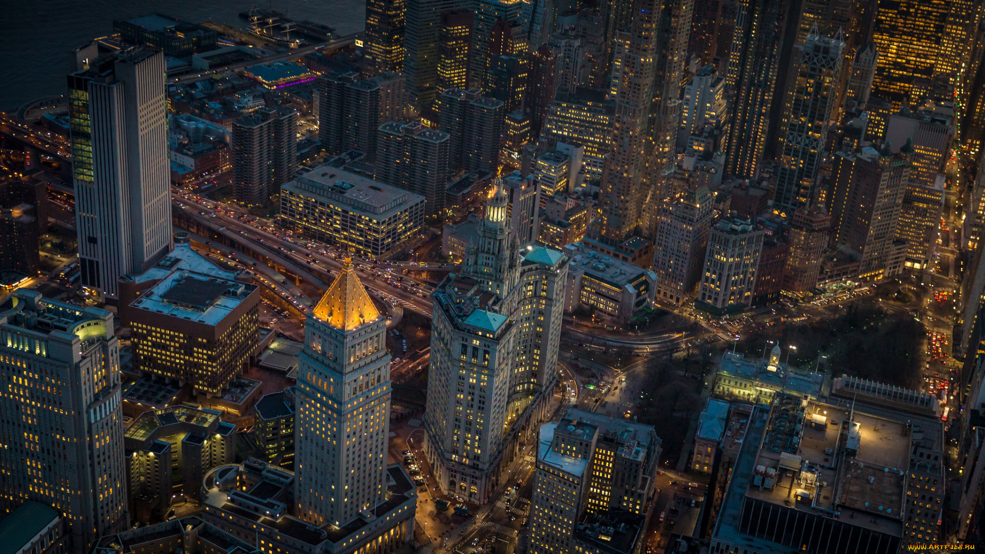 manhattan, города, нью-йорк, , сша, простор