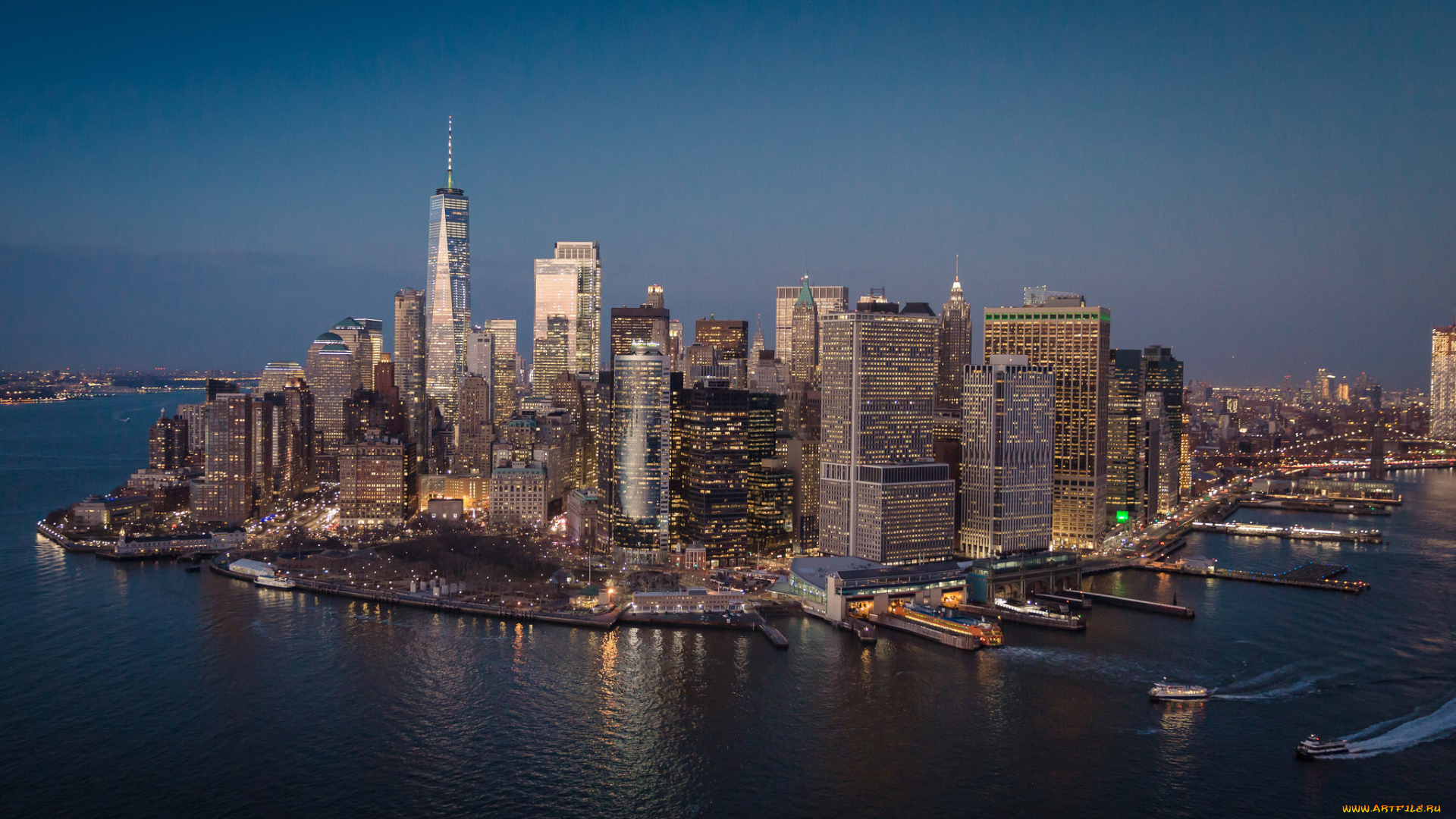 manhattan, города, нью-йорк, , сша, простор