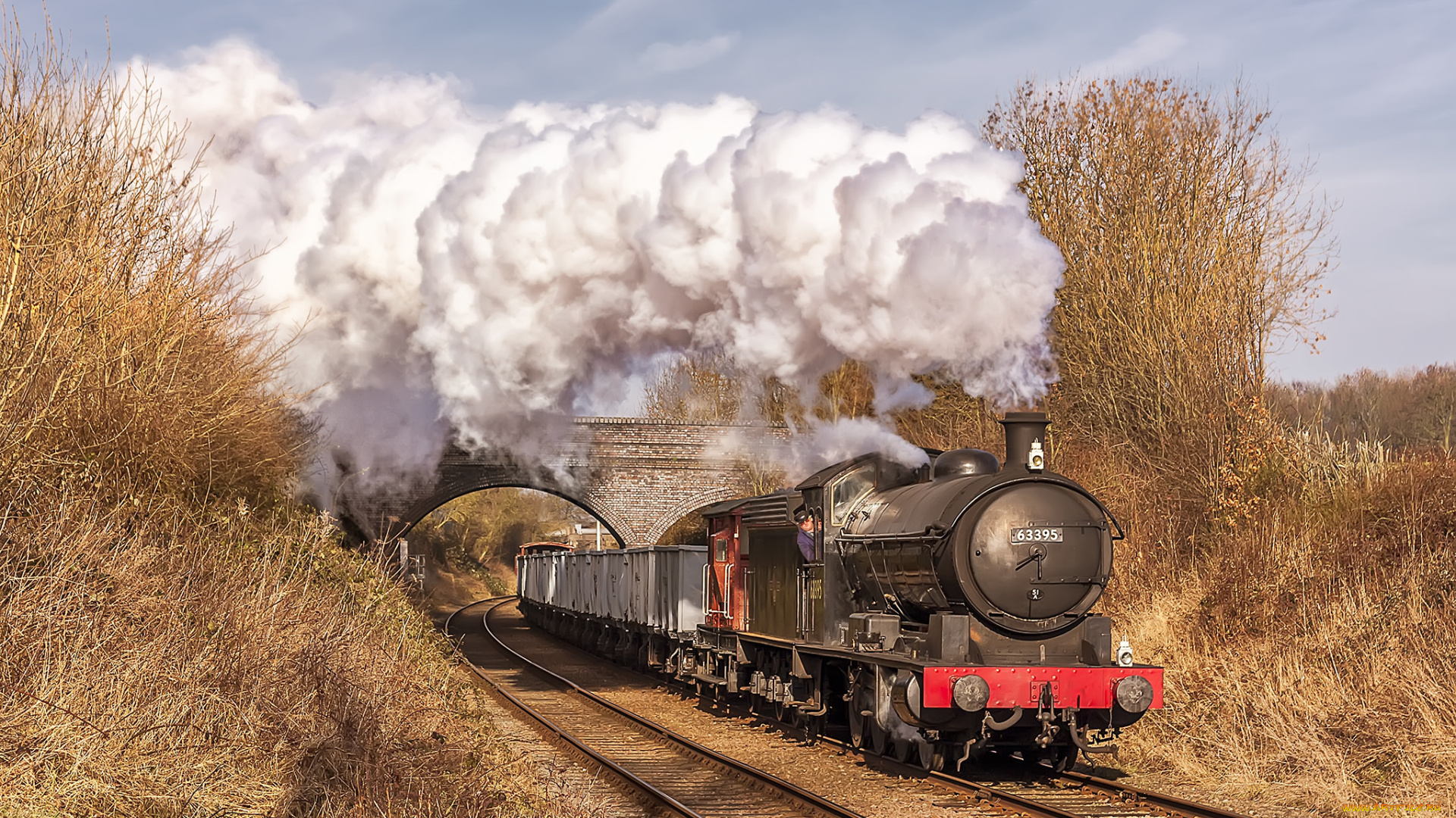 техника, паровозы, состав, локомотив