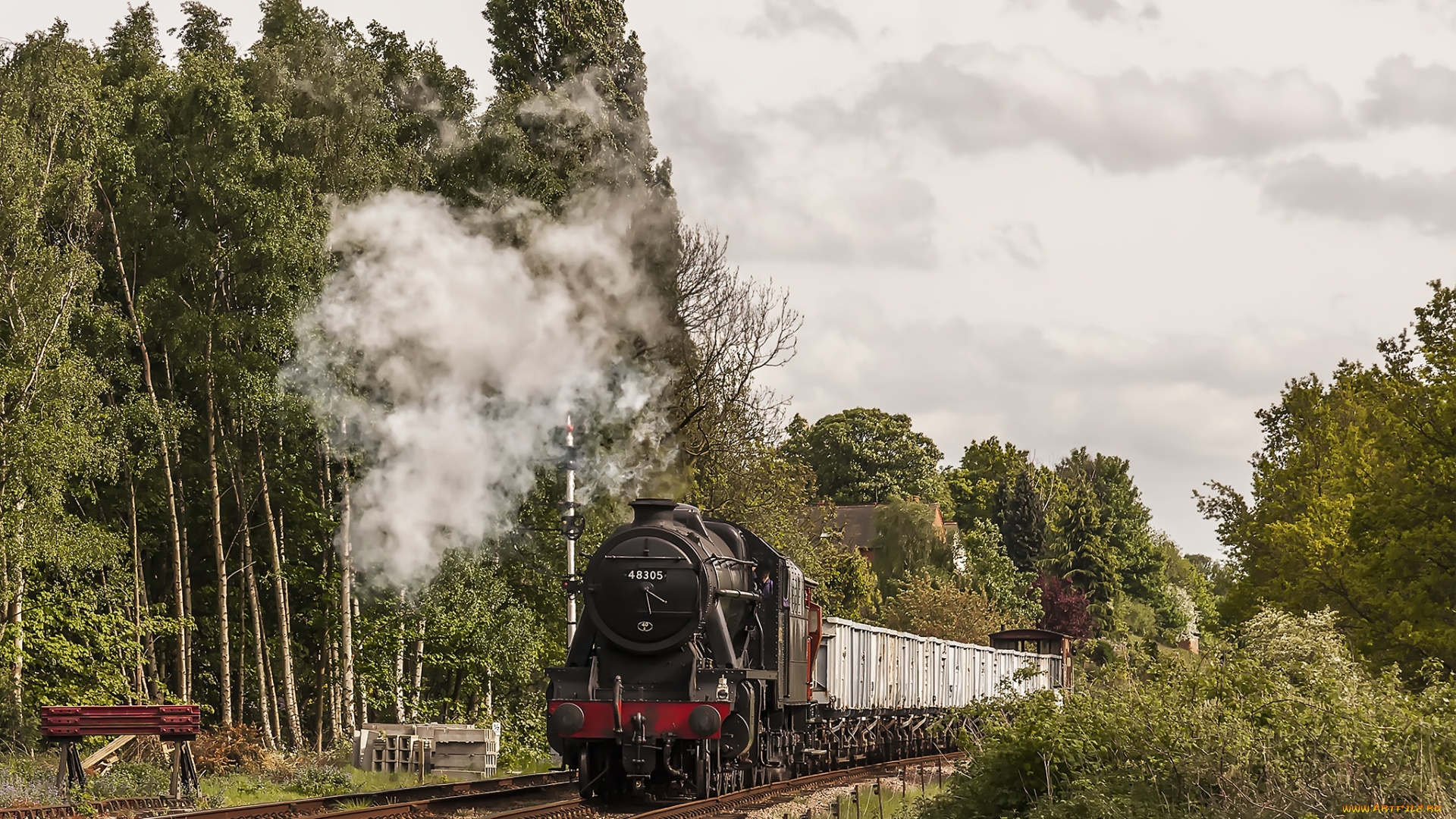 техника, паровозы, состав, локомотив