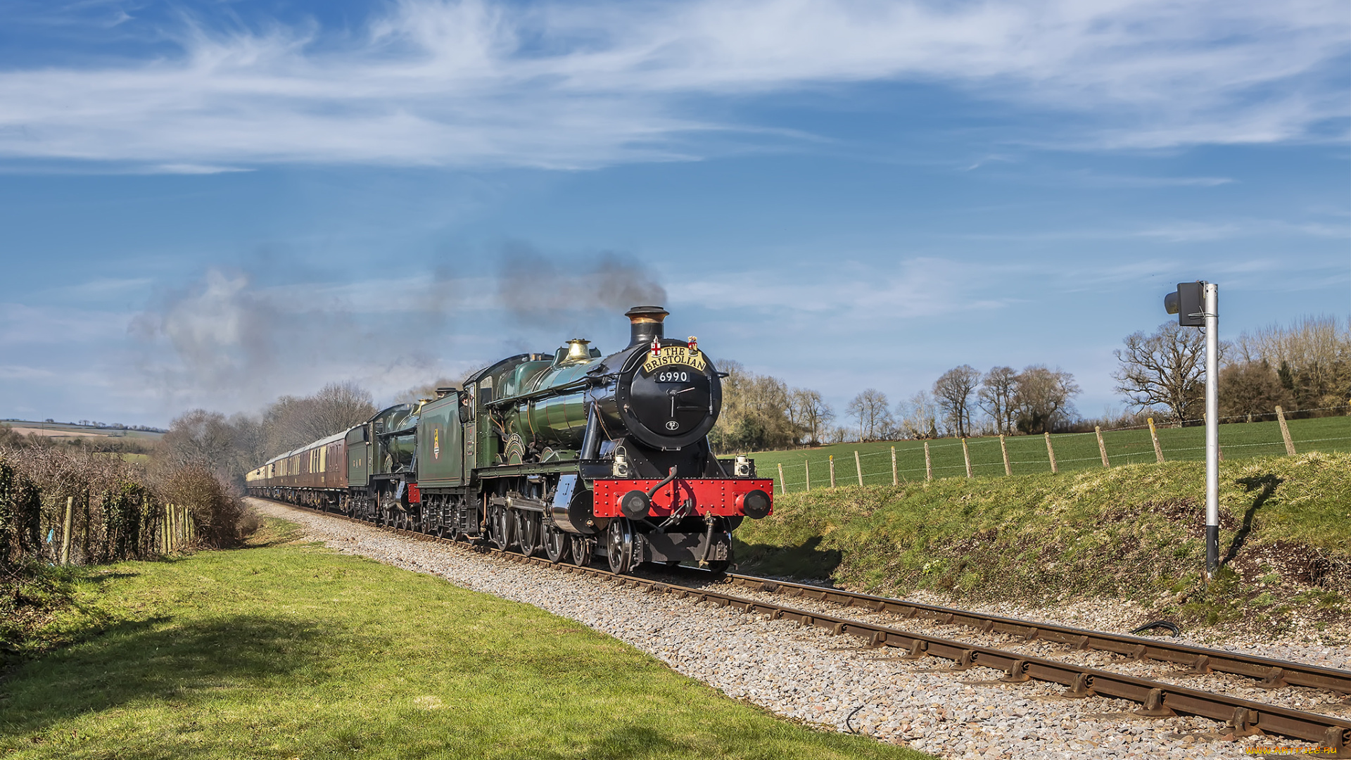 техника, паровозы, состав, локомотив