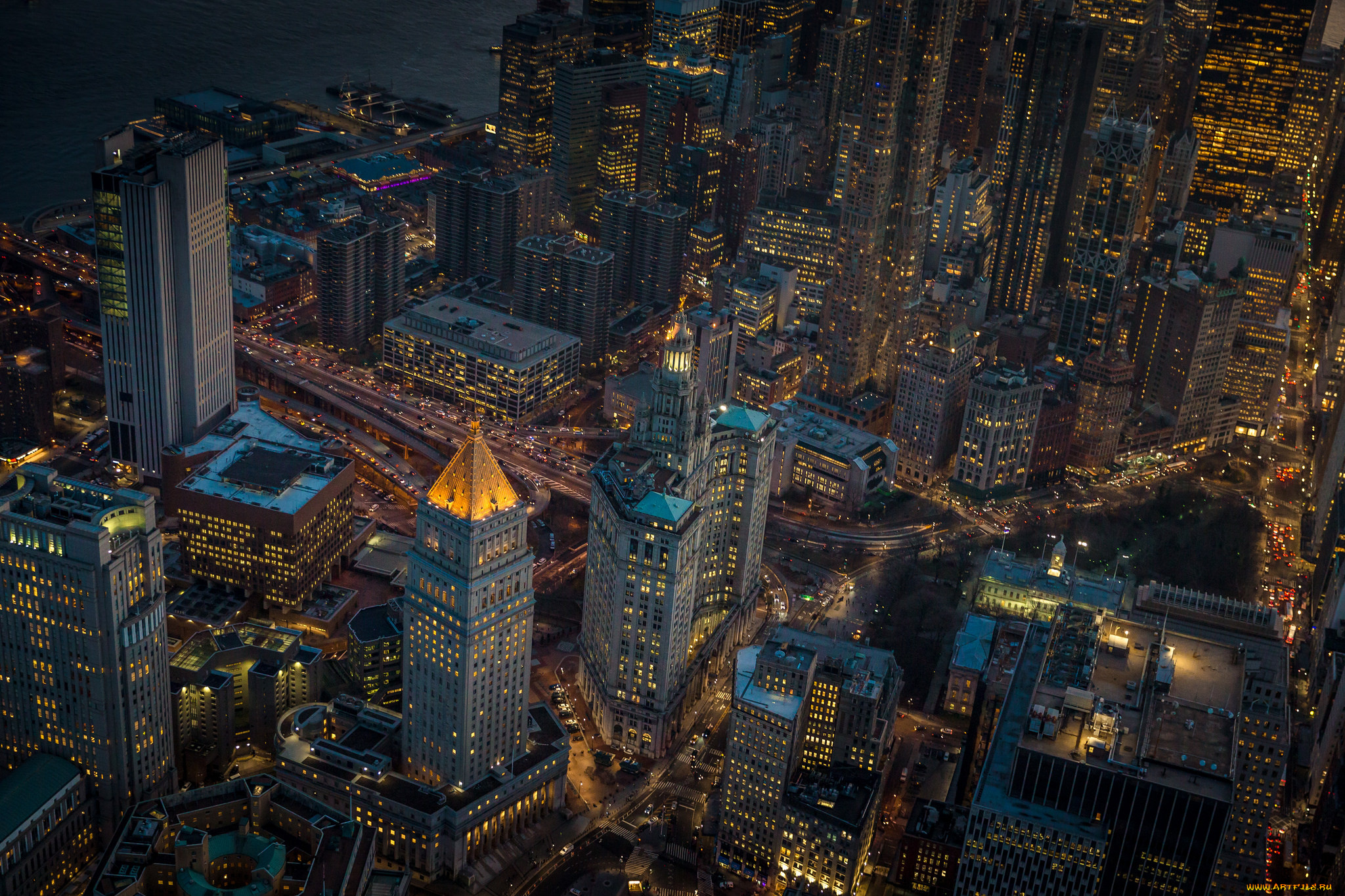 manhattan, города, нью-йорк, , сша, простор