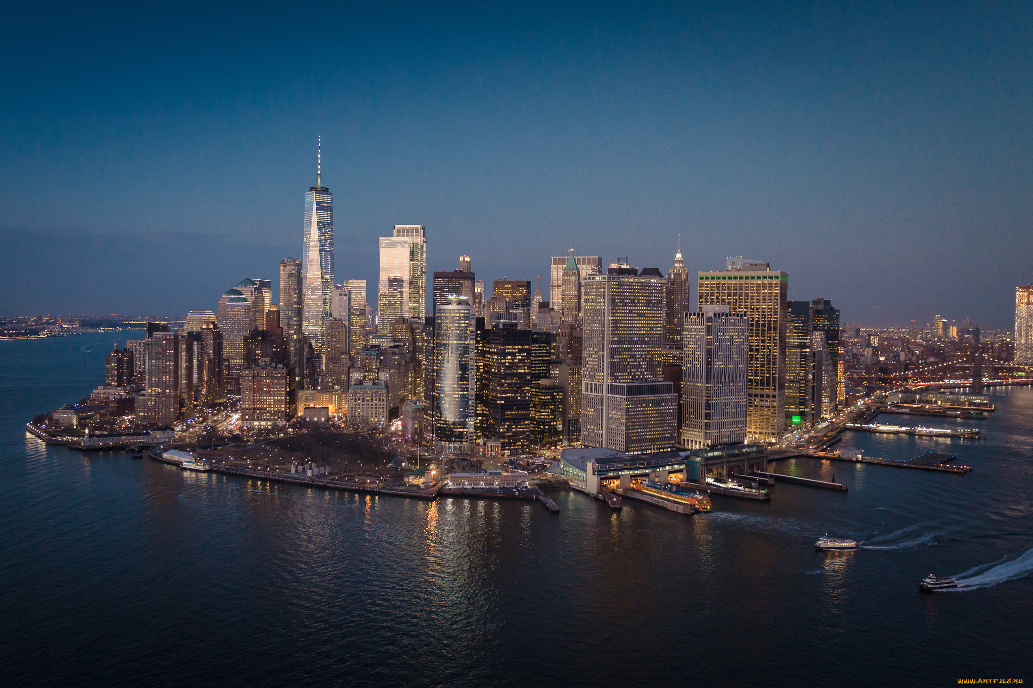 manhattan, города, нью-йорк, , сша, простор