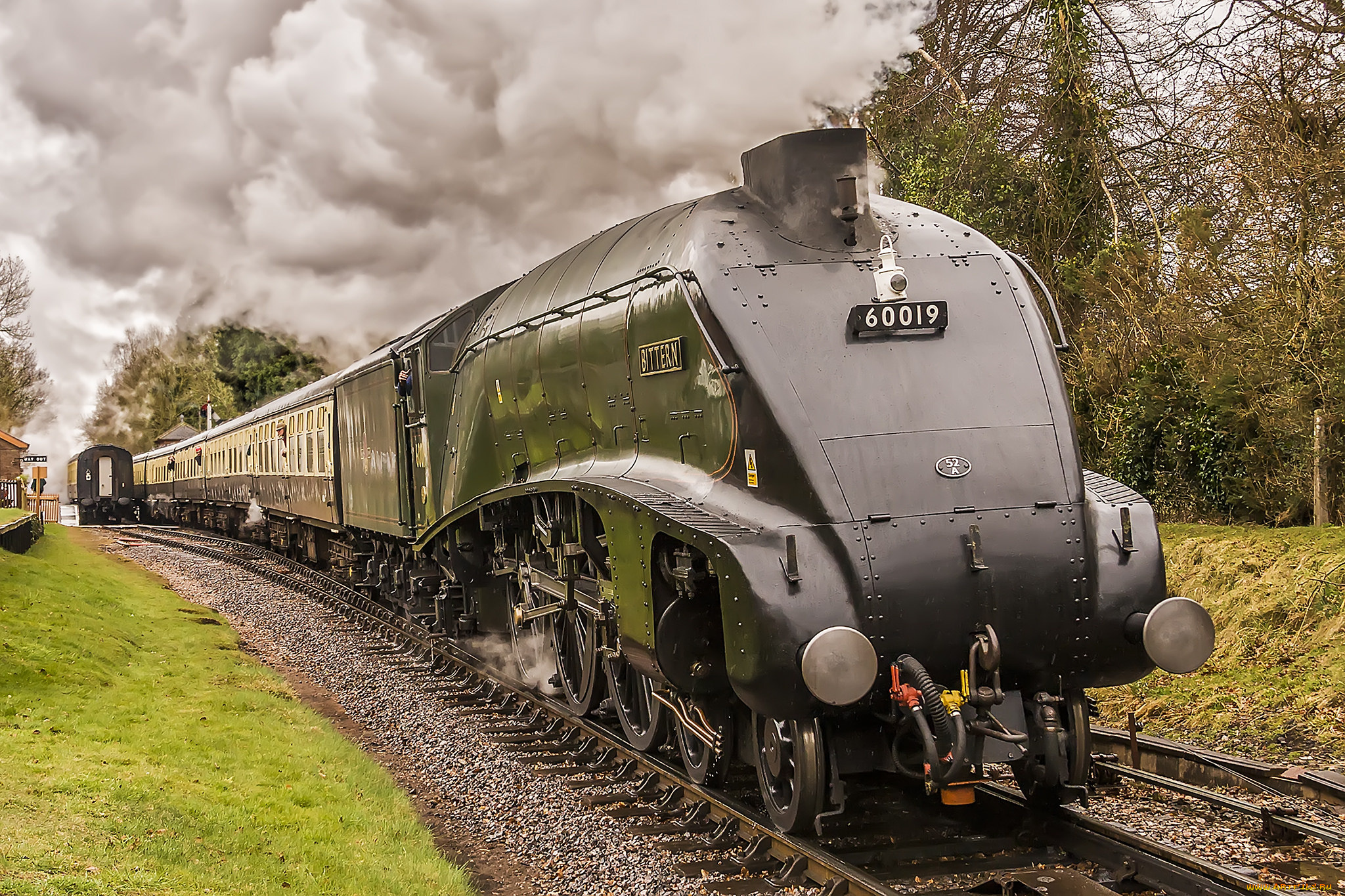 техника, паровозы, локомотив, состав