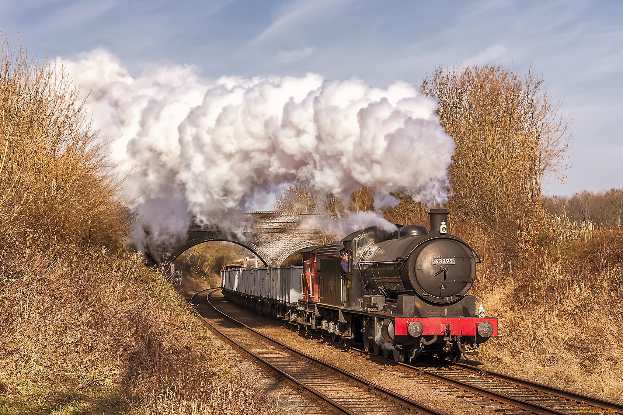 техника, паровозы, состав, локомотив