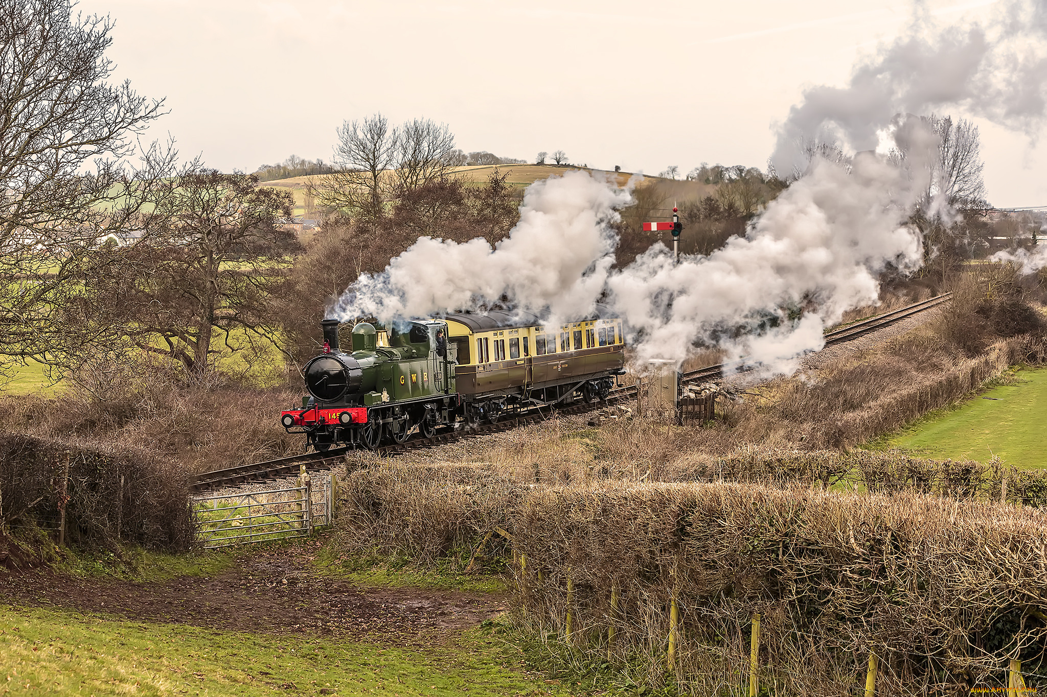 техника, паровозы, состав, локомотив