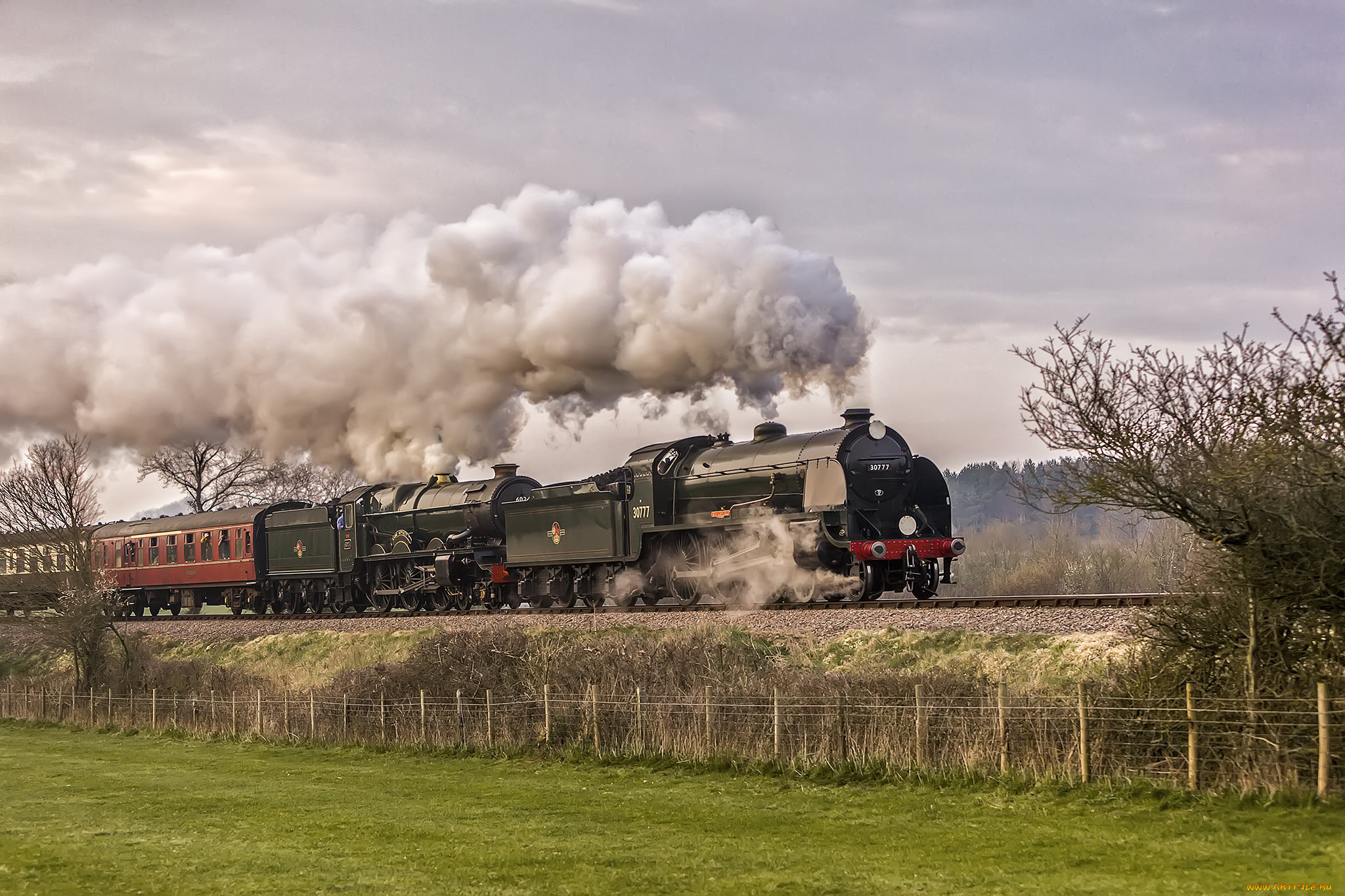 техника, паровозы, состав, локомотив