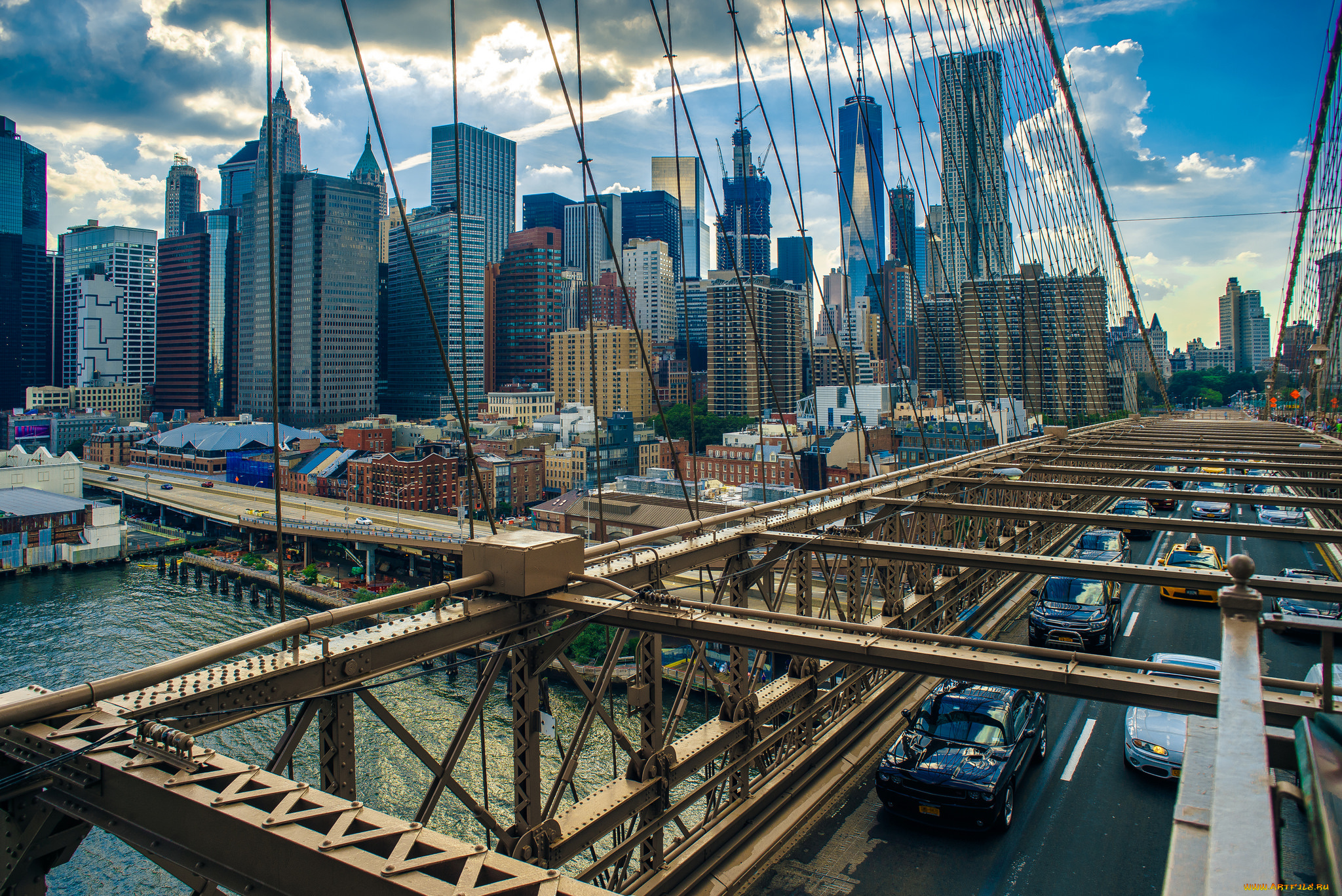 manhattan, города, нью-йорк, , сша, простор