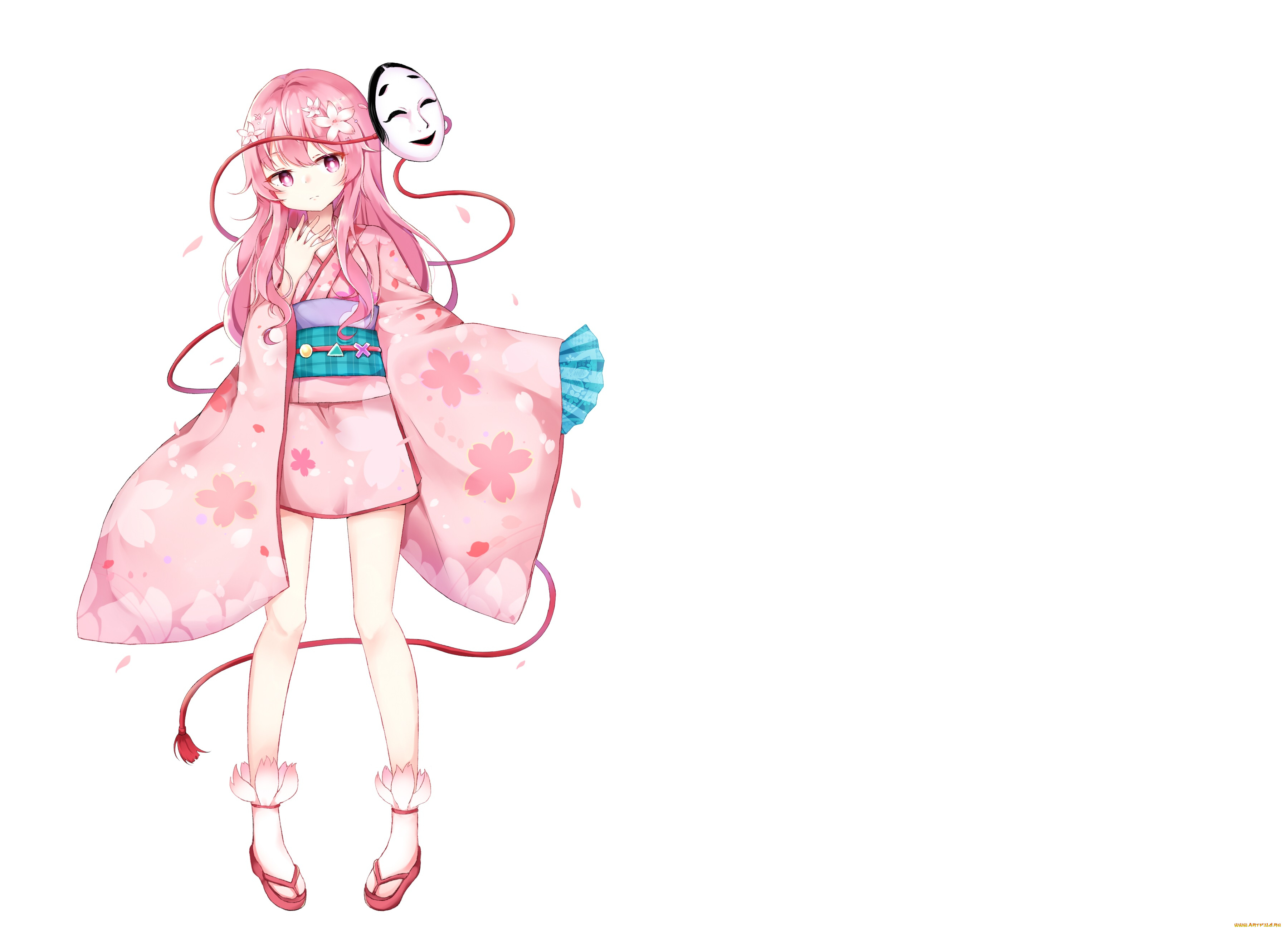 аниме, touhou, девушка, взгляд, фон