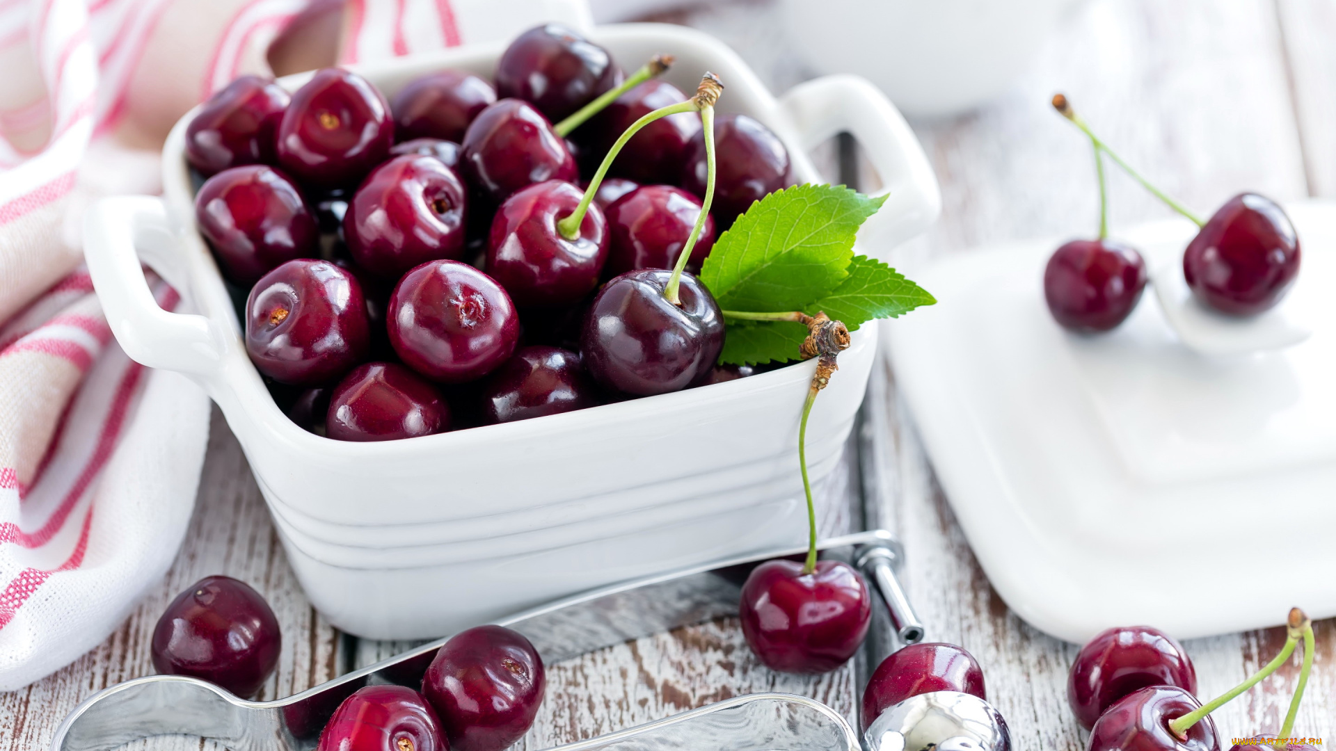 еда, вишня, , черешня, вишни