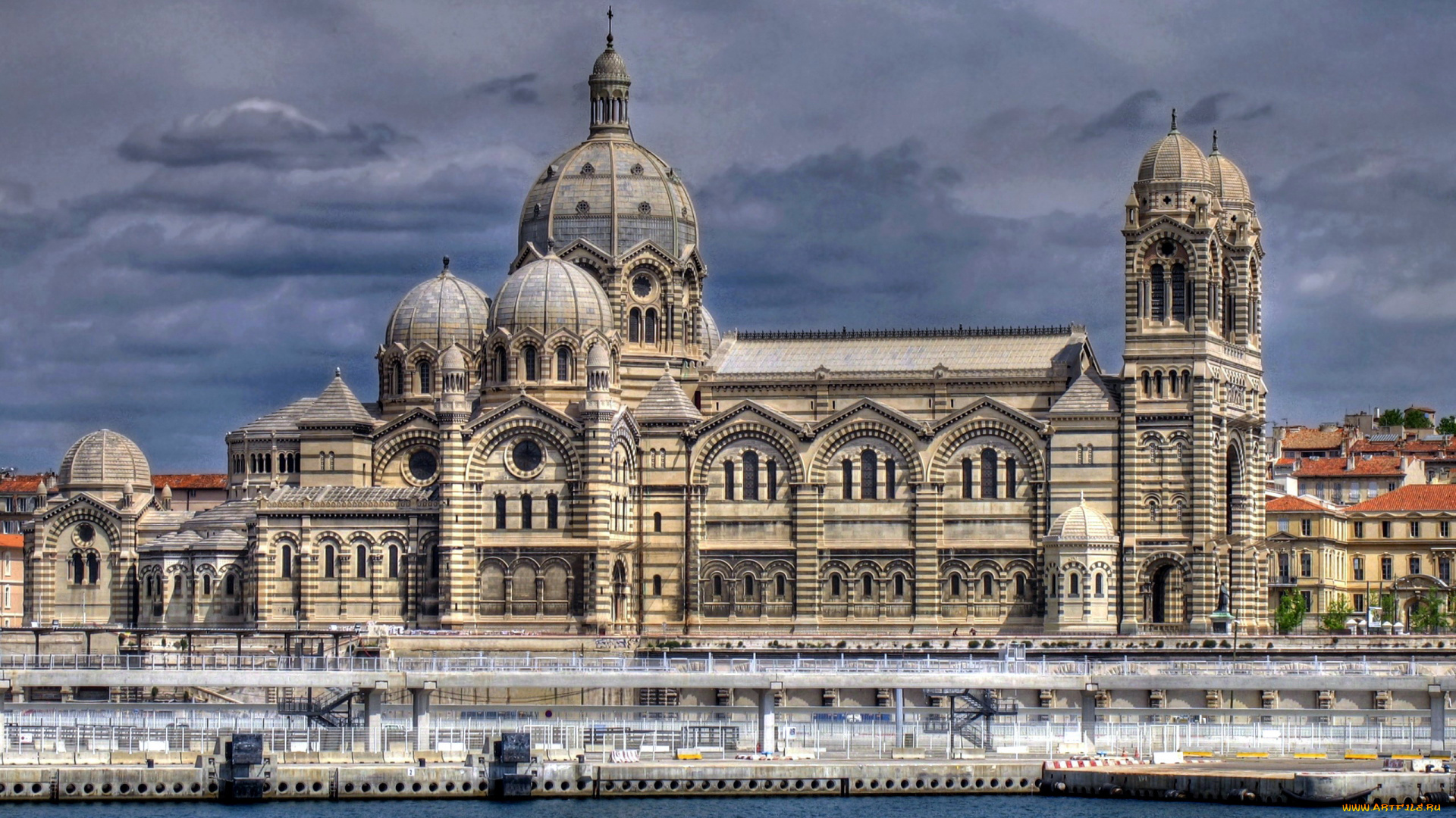 города, марсель, , франция, marseille, cathedral
