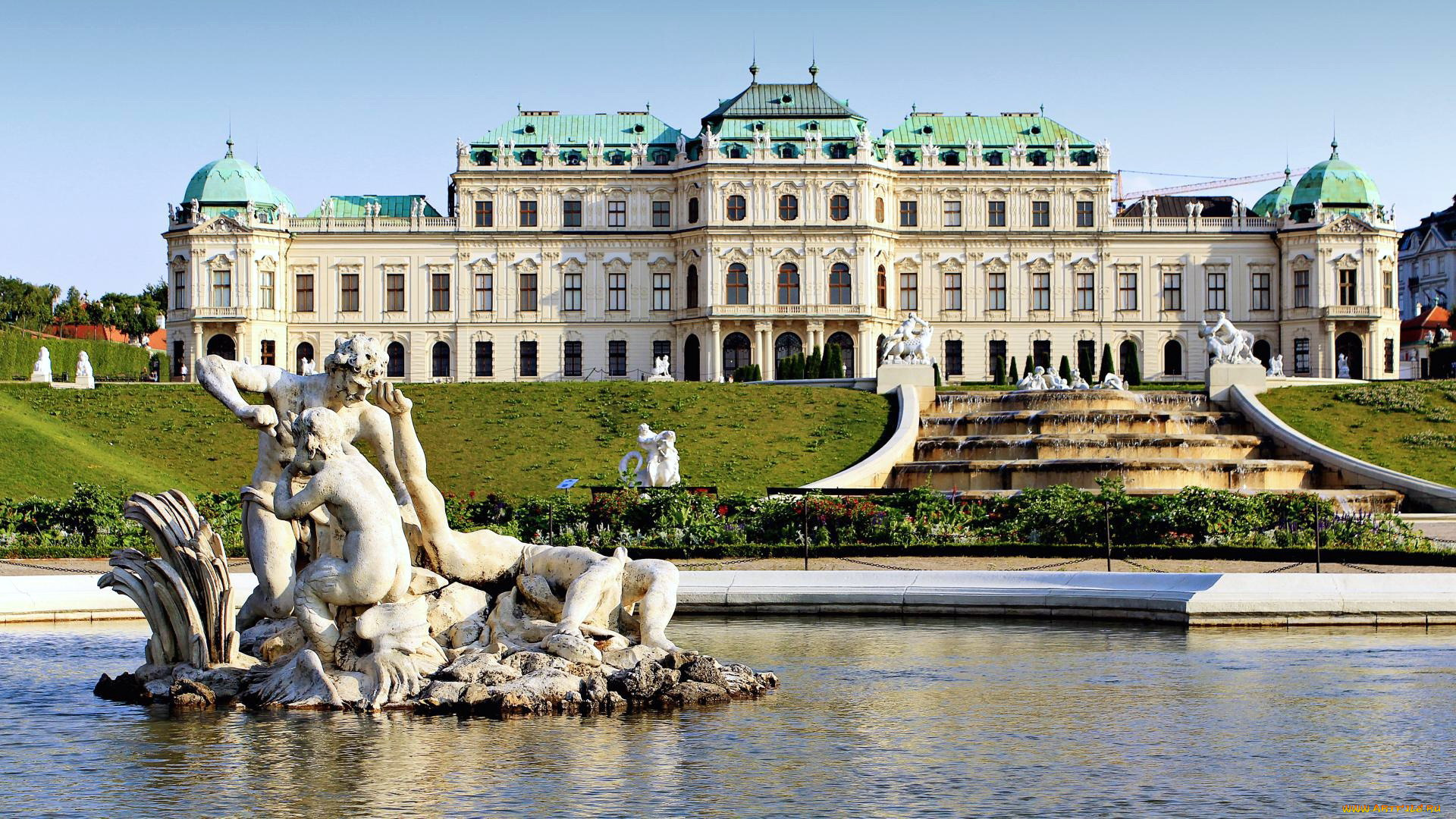 города, вена, , австрия, hofburg, palace