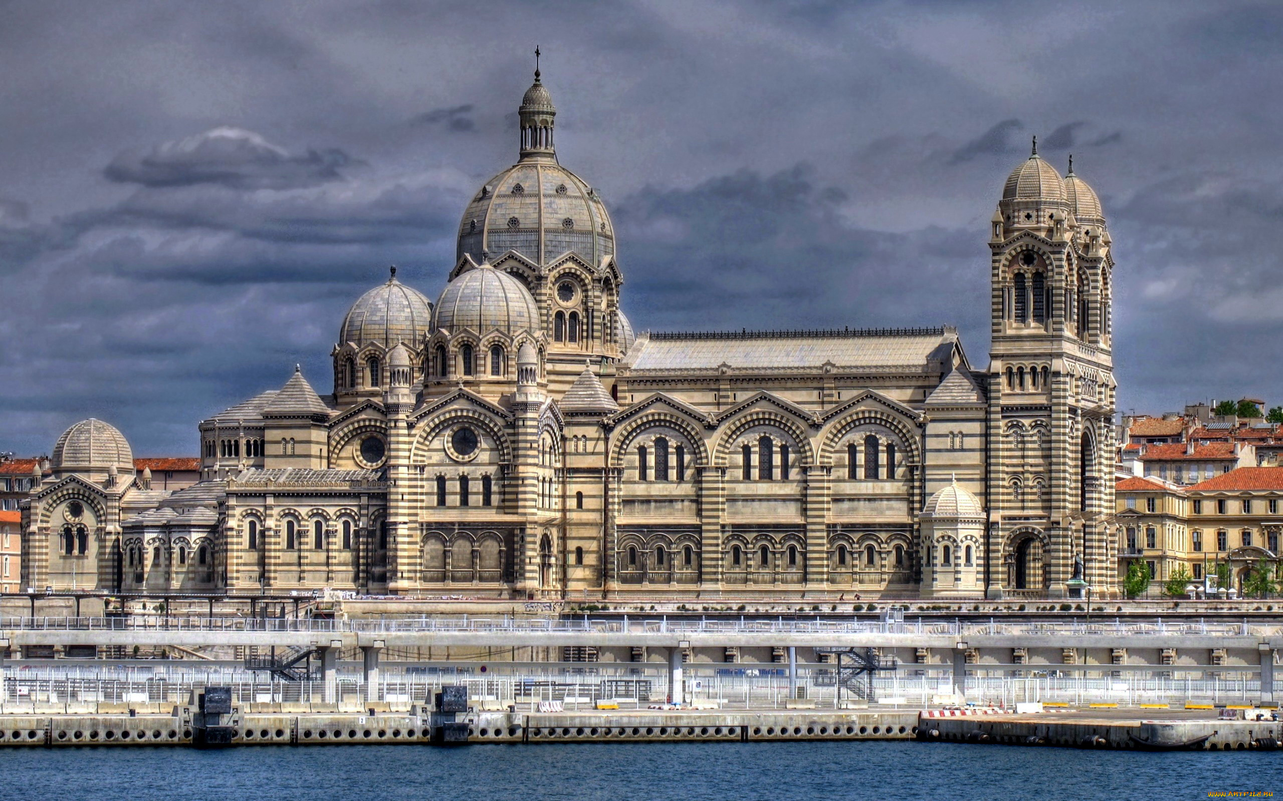 города, марсель, , франция, marseille, cathedral