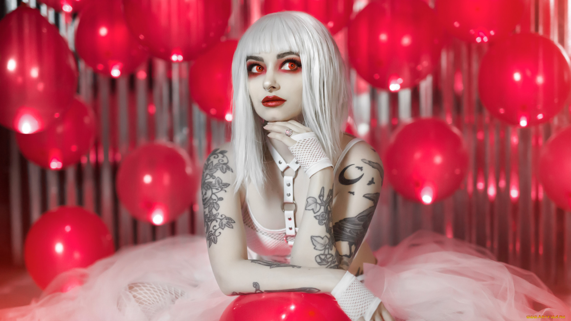 девушки, -, креатив, , косплей, genevieve