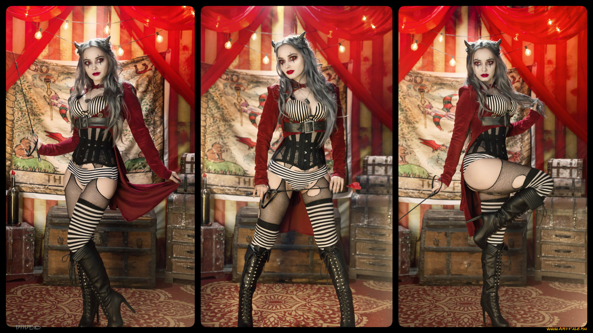 девушки, -, креатив, , косплей, genevieve