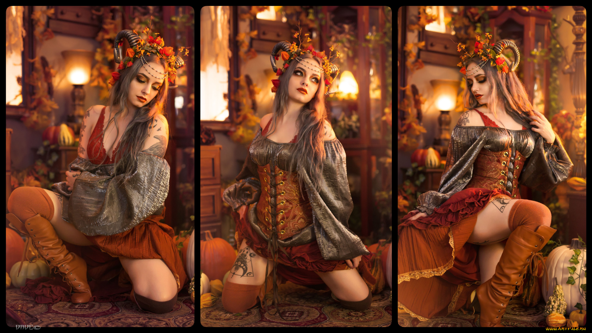 девушки, -, креатив, , косплей, genevieve