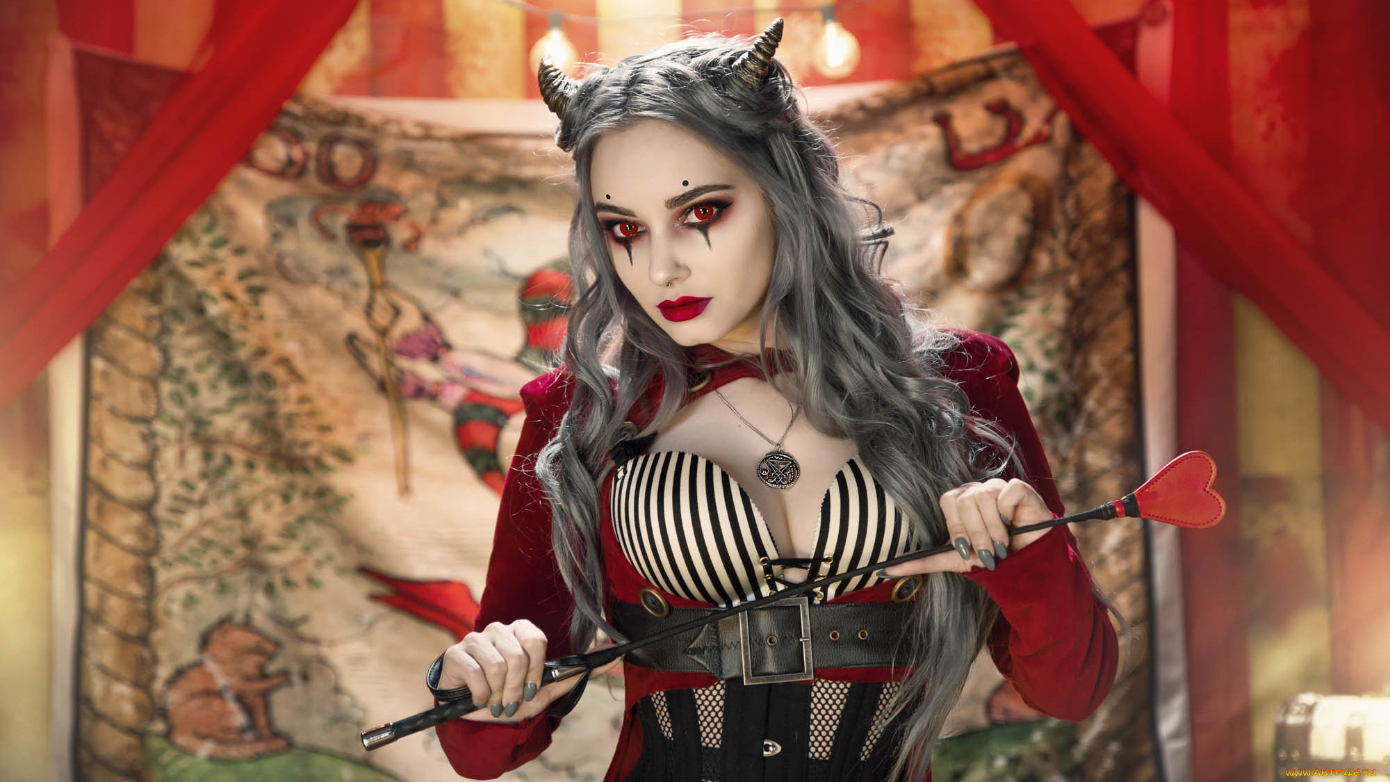 девушки, -, креатив, , косплей, genevieve