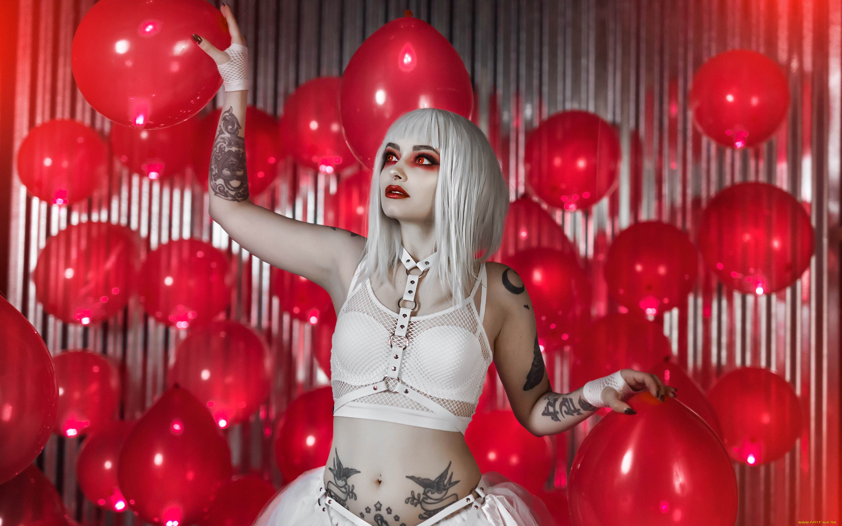 девушки, -, креатив, , косплей, genevieve