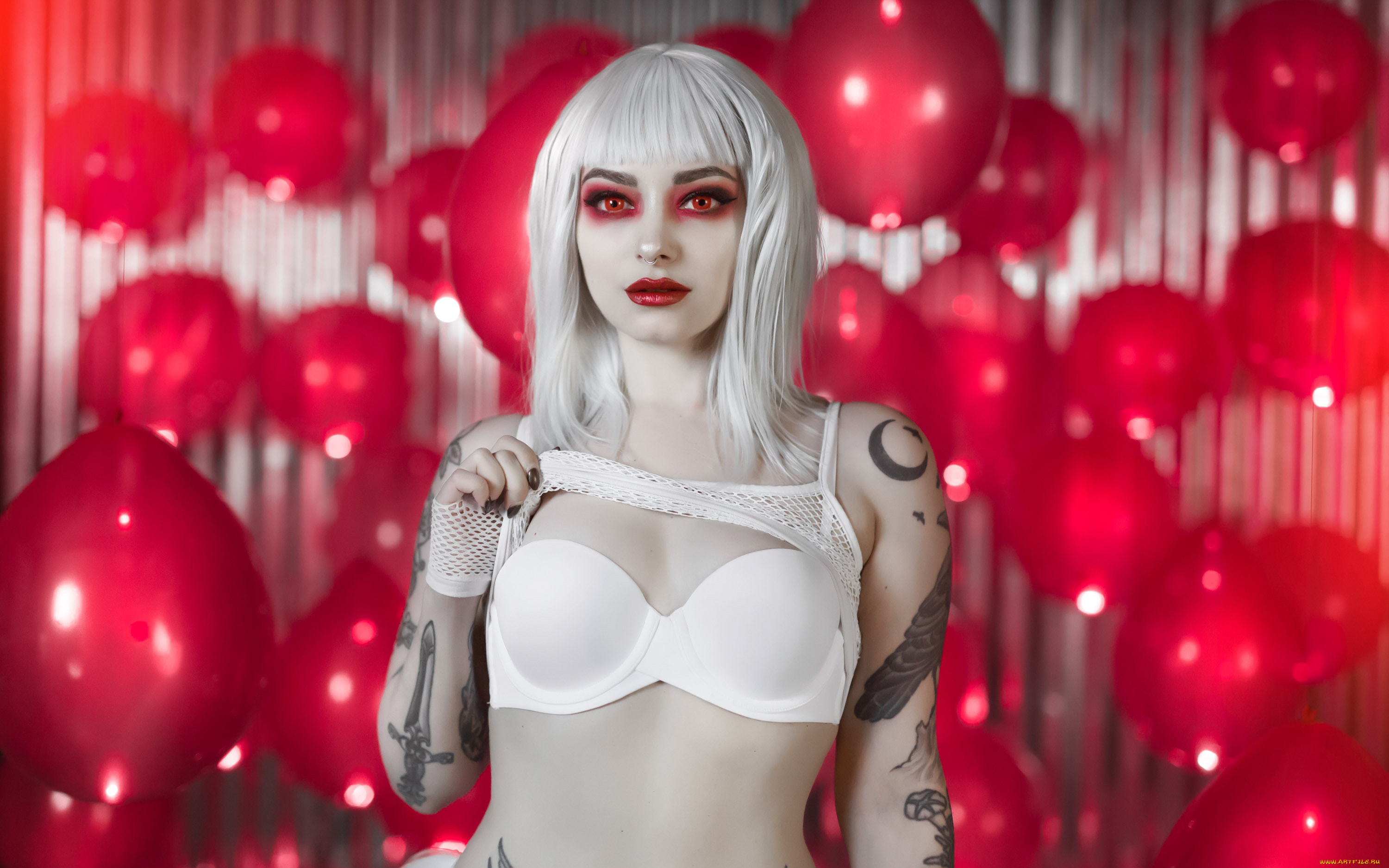 девушки, -, креатив, , косплей, genevieve