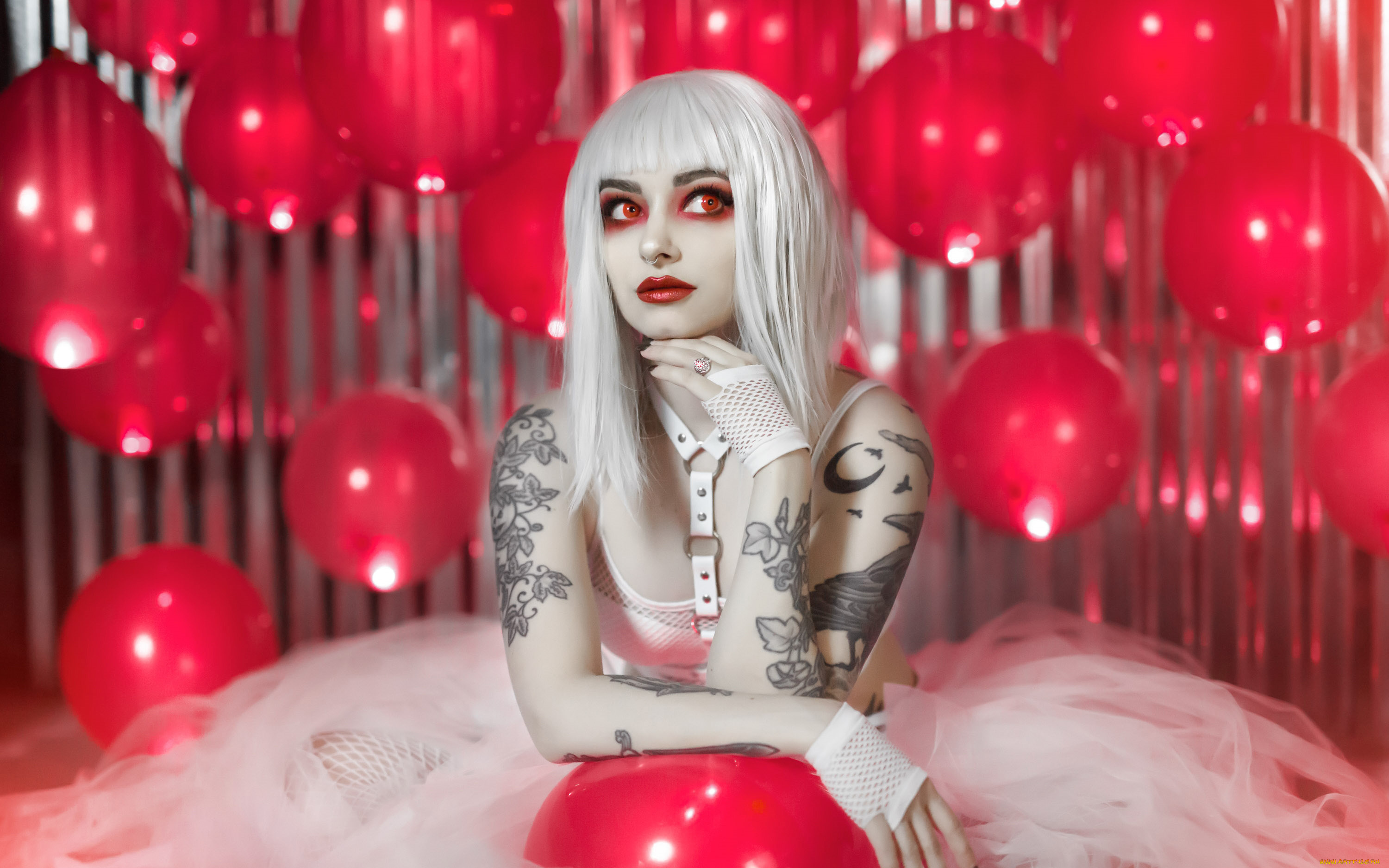 девушки, -, креатив, , косплей, genevieve